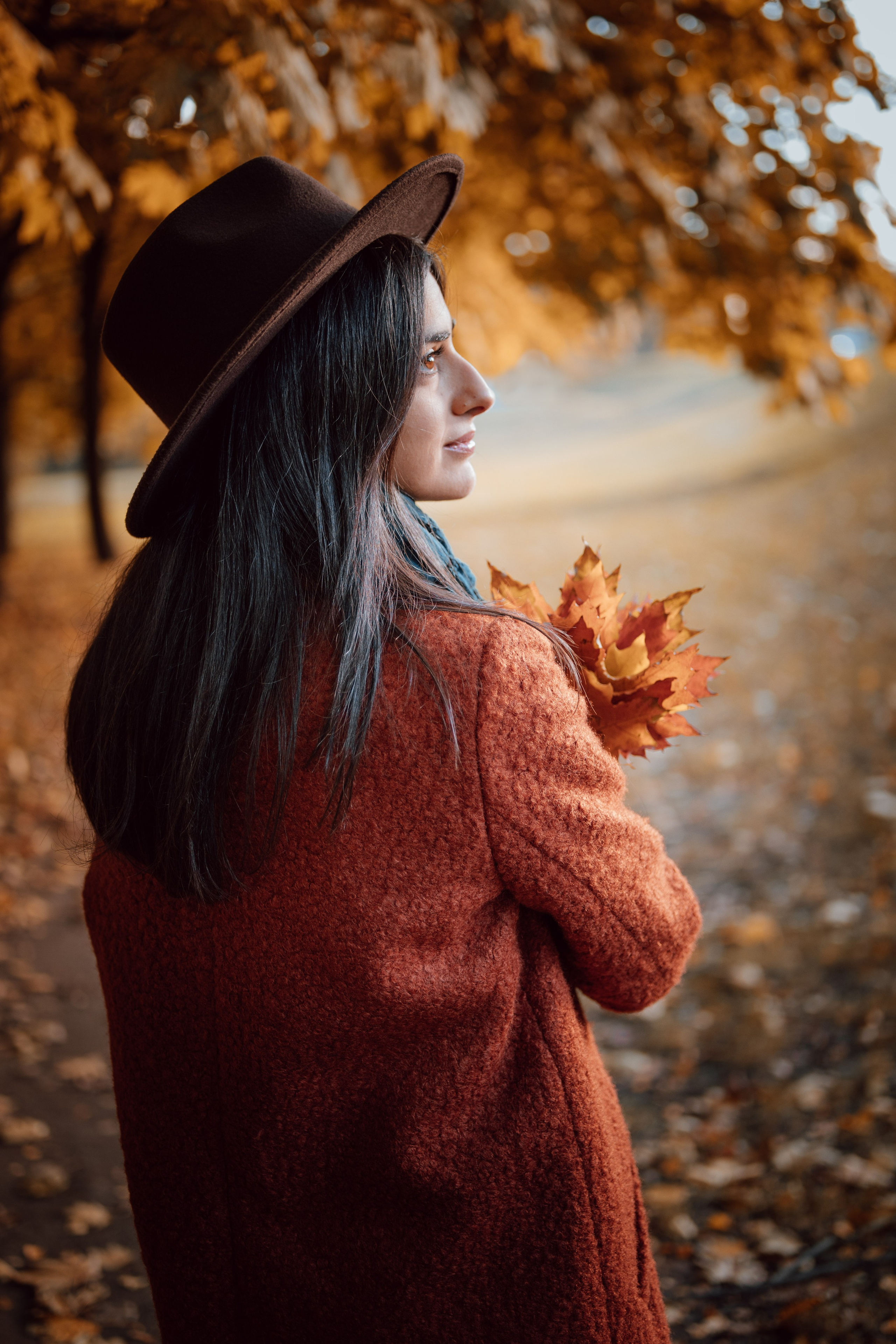 Лолита, осенняя фотосессия в Коломенском. Профессиональный фотограф в Москве, Подмосковье