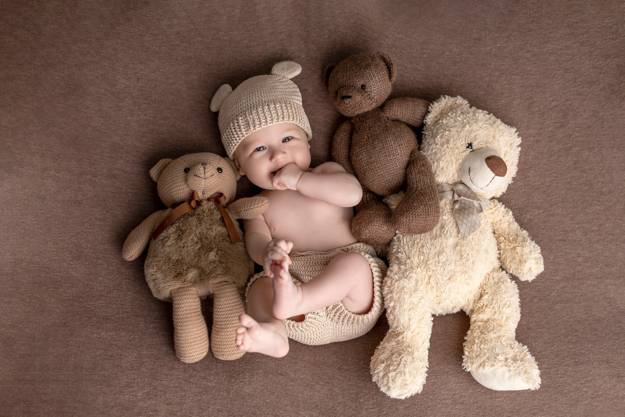 Лев, 1,5 месяца. Фотограф новорожденных в Нижнем Новгороде Надежда Кадылкина