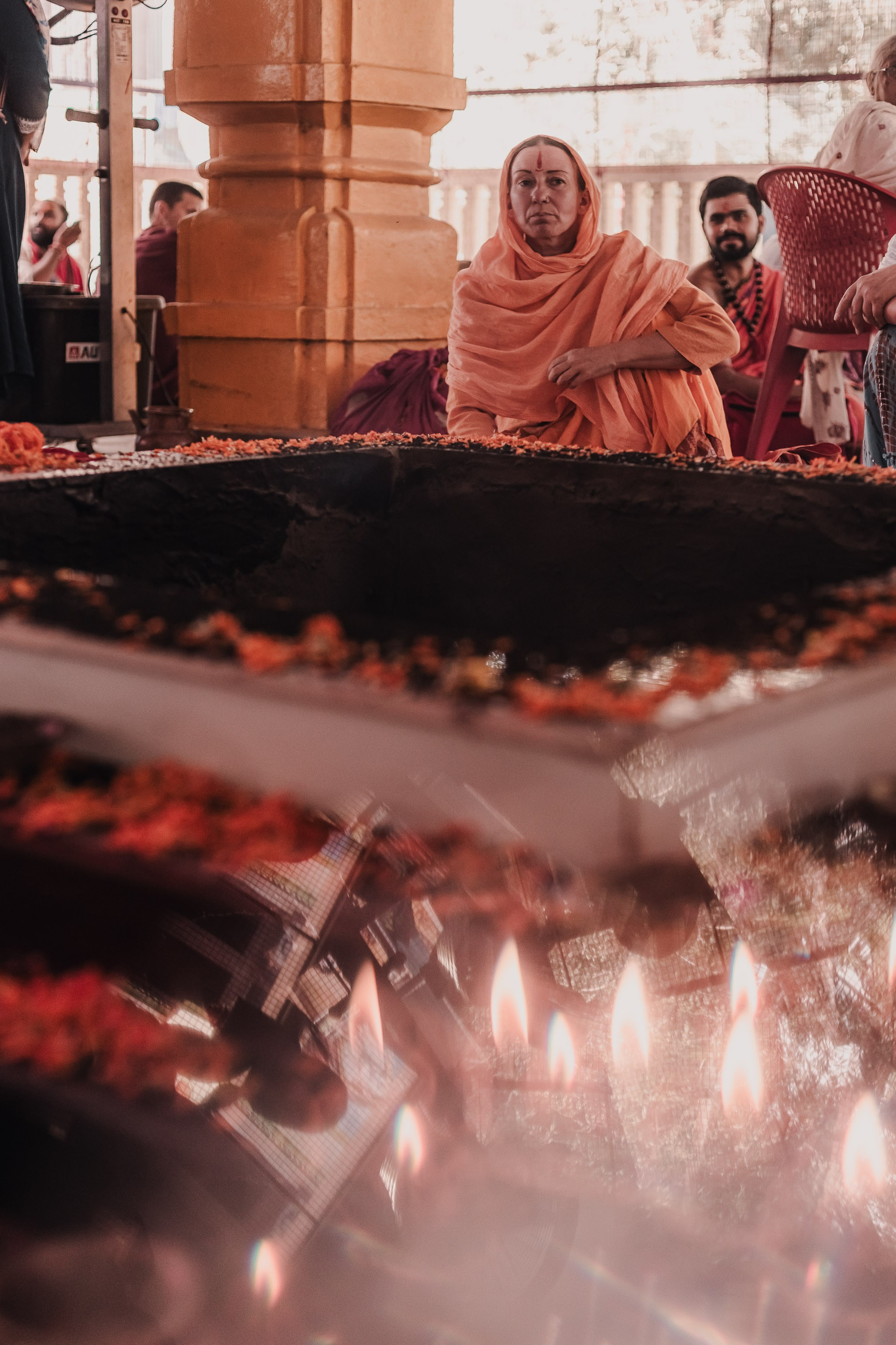 Navaratri yajna at Devraha Baba Ji ashram. Мариам Багдасарян
