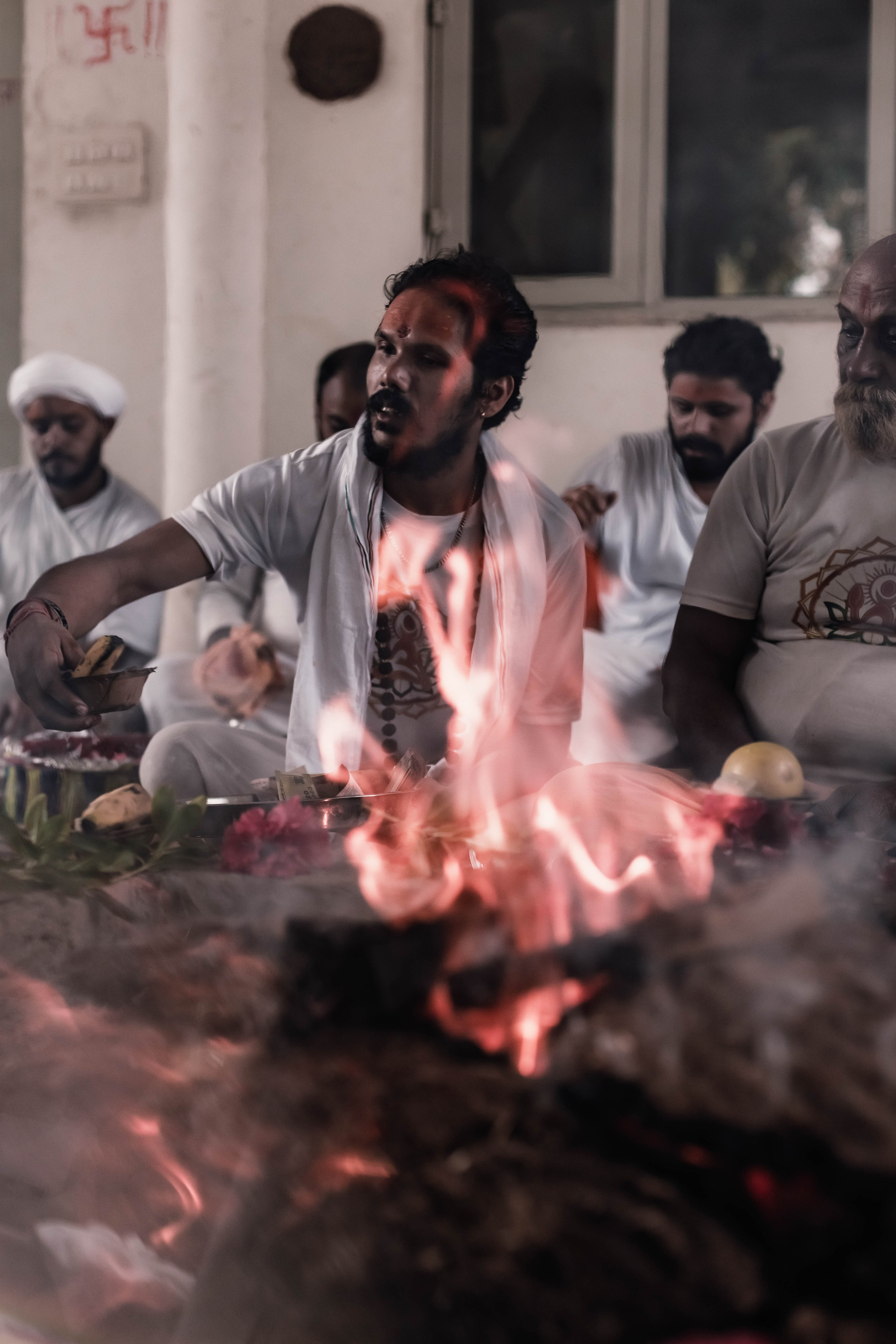 Pitri Paksha yagyas & poojas Devraha Baba ji ashram. Mariam Bagdasaryan