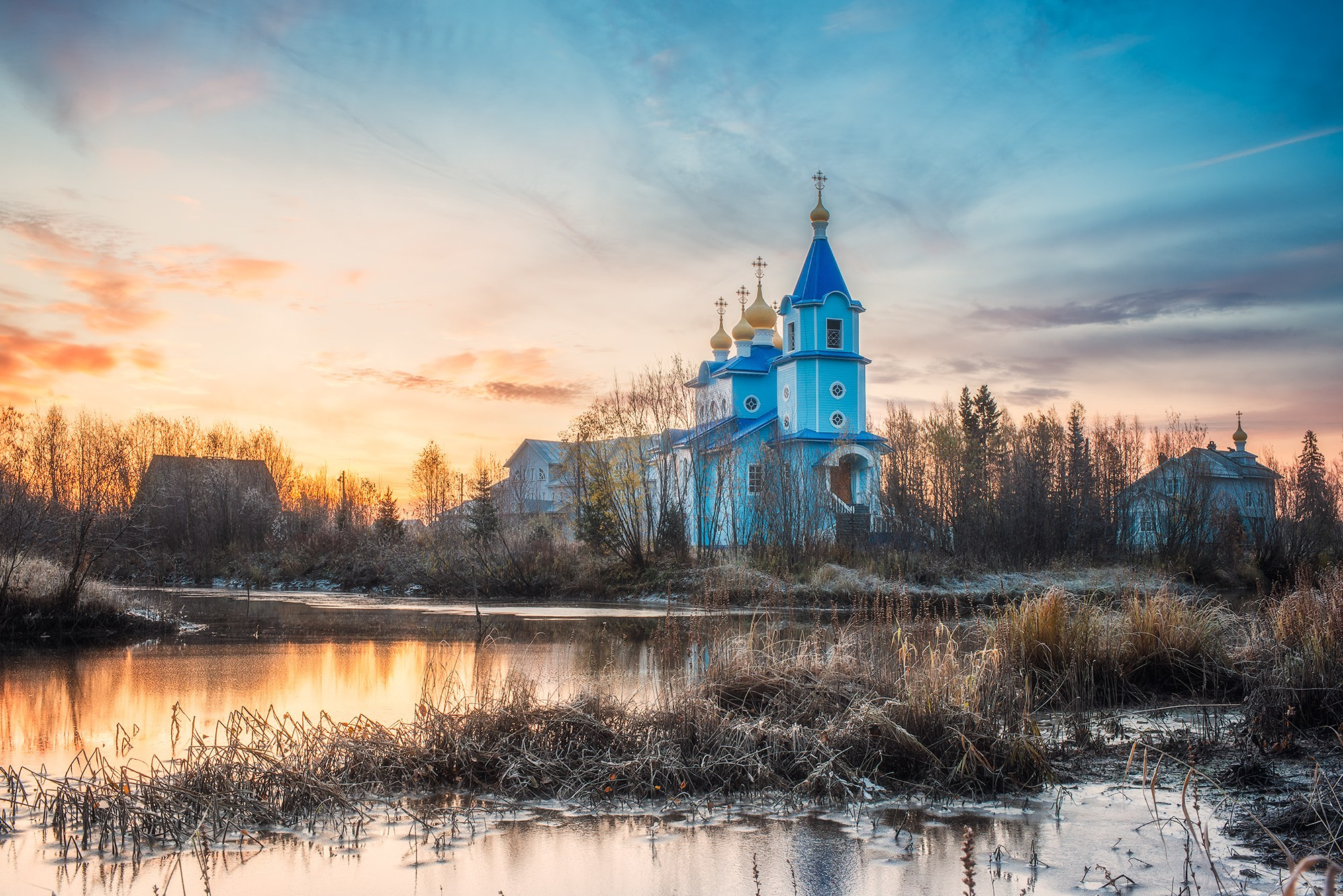 Пейзаж. Аэросъемка в Архангельске, Александр Ермолин
