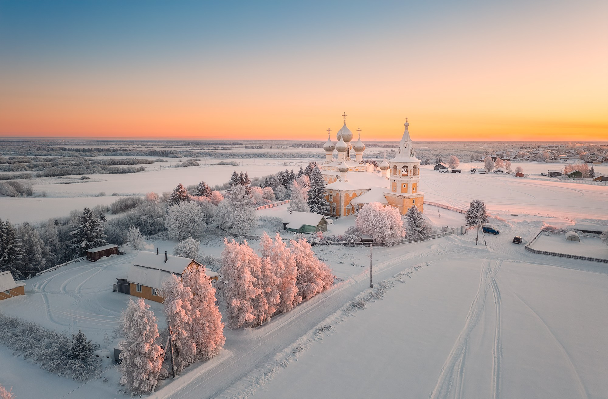 Пейзаж. Аэросъемка в Архангельске, Александр Ермолин