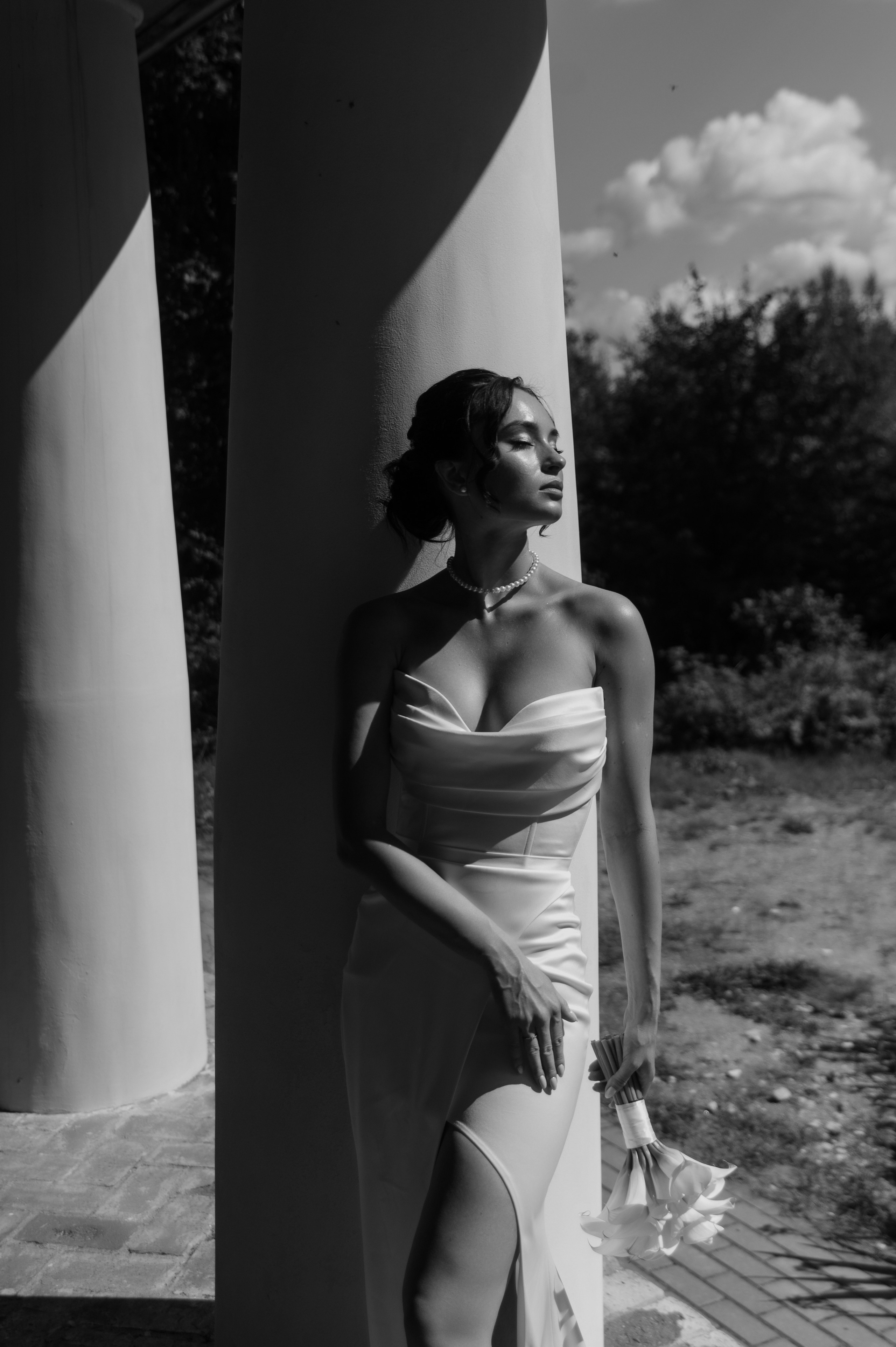 Галерея со свадьбы в Твери, красивая пара в Домотканово. Свадебный фотограф в Твери, Москве и Санкт-Петербурге Денисова Екатерина