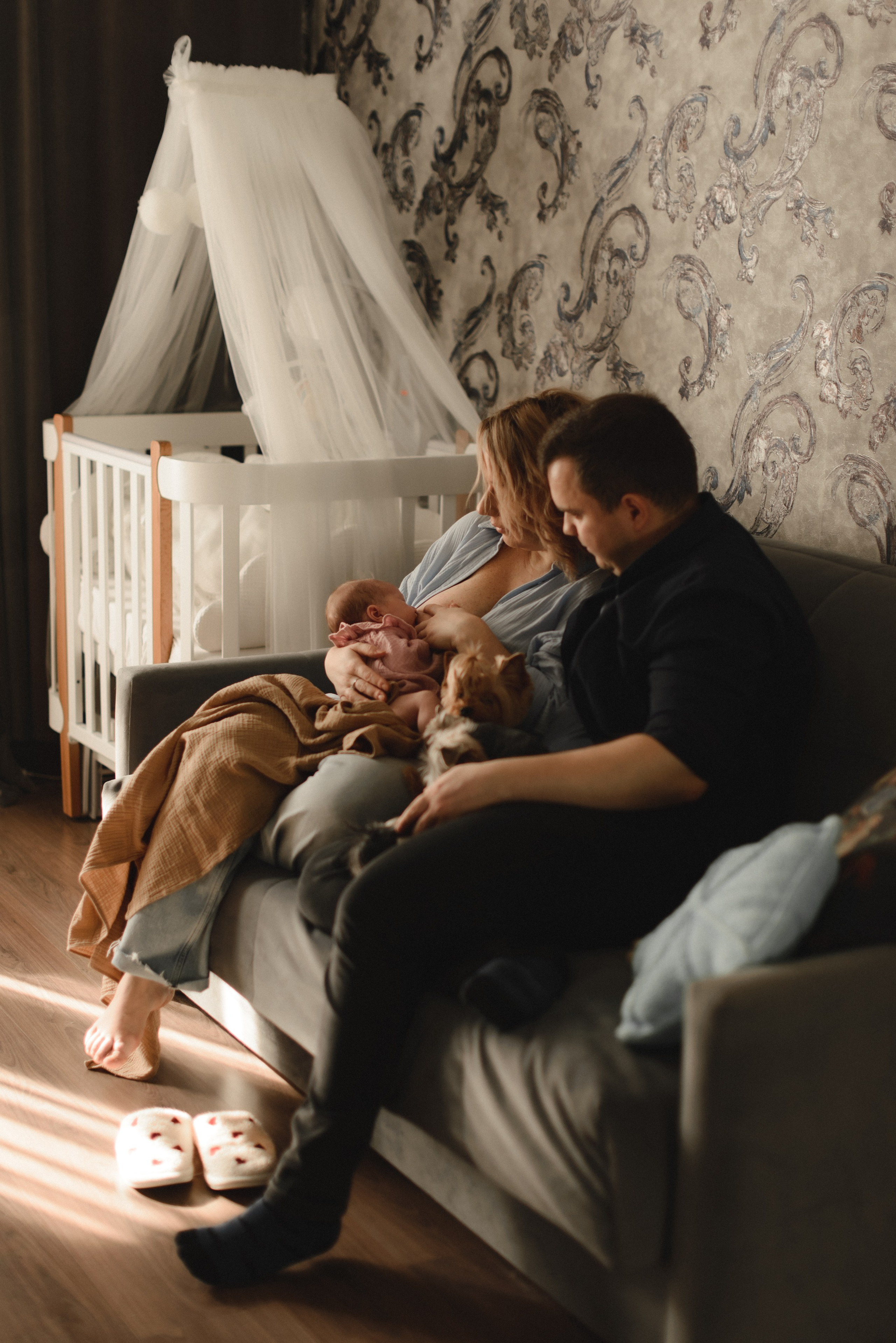 Первый месяц малышки Василисы. Семейный фотограф в г. Ставрополь, Сорокина Мария