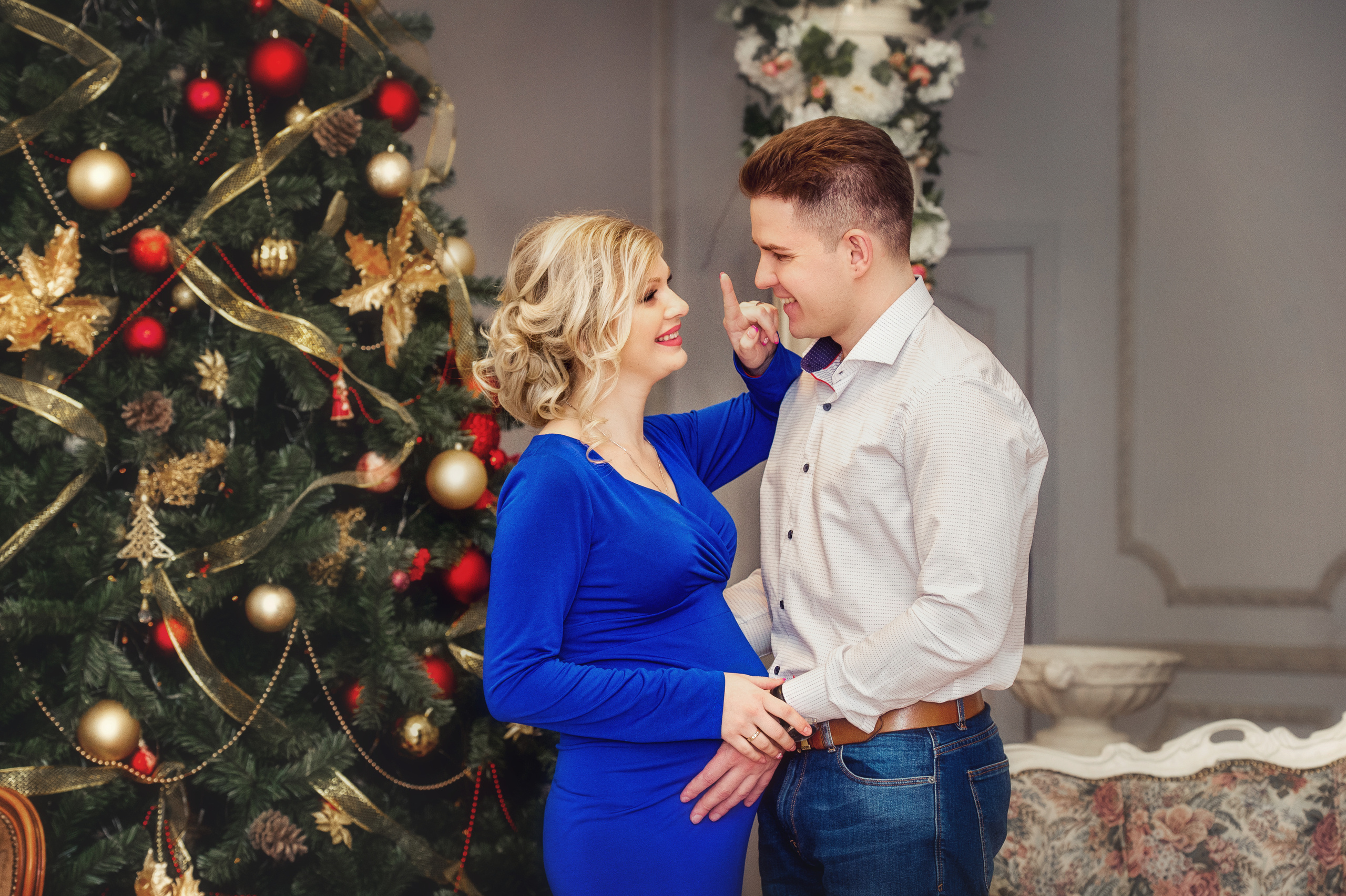 Новогодняя фотосессия беременных. Свадебный фотограф Наталья Немцева в Санкт-Петербурге