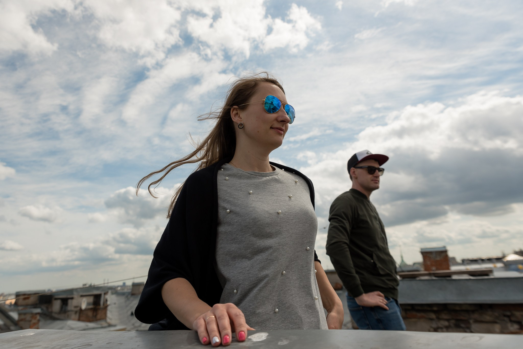 Крыша у Исаакиевского собора. Свадебный и семейный фотограф из Санкт-Петербурга Климов Анатолий