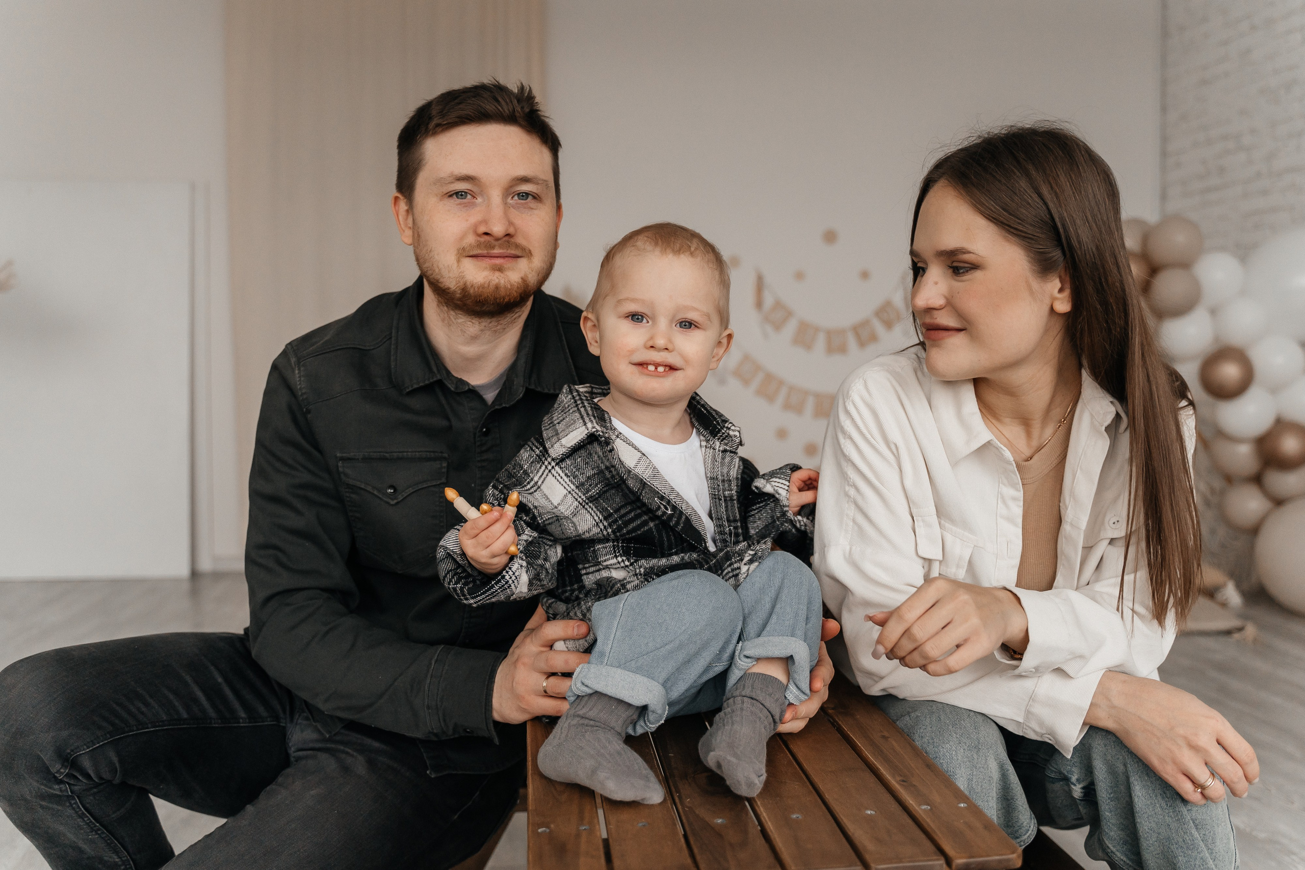 Стас, Влада и Марк. Волик Мария