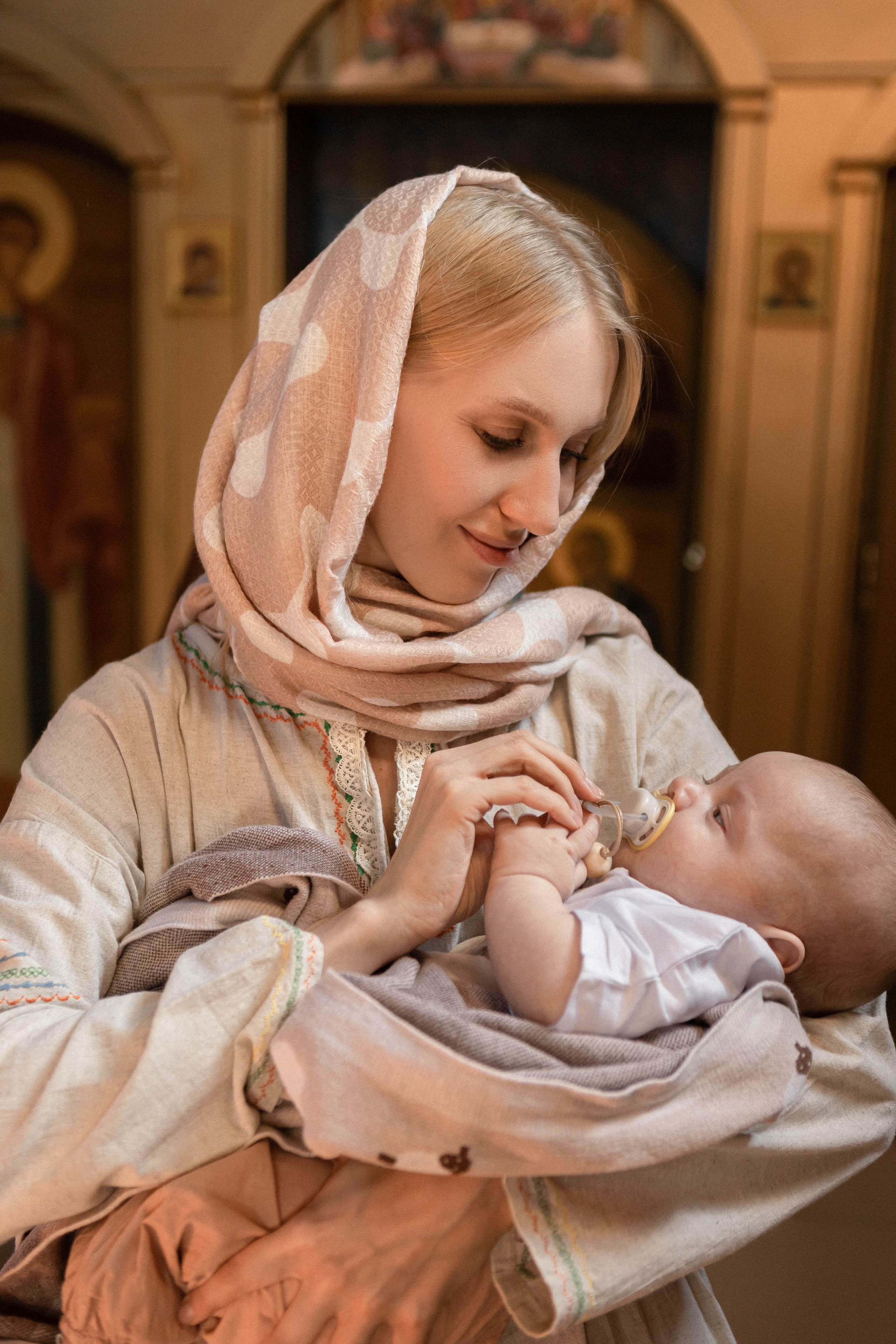 Крещение Фёдора. Фотограф Дубровская Виктория