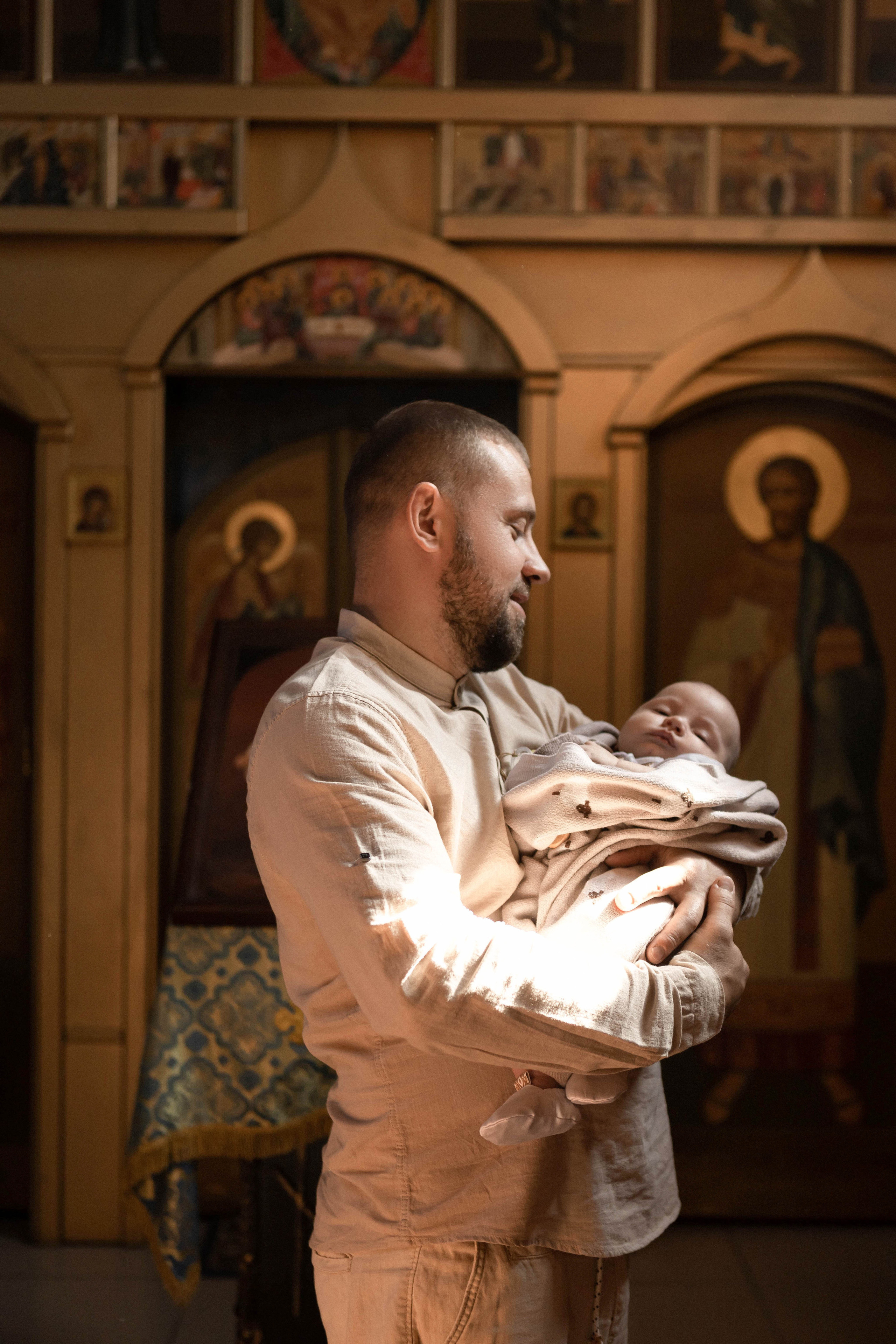 Крещение Фёдора. Фотограф Дубровская Виктория