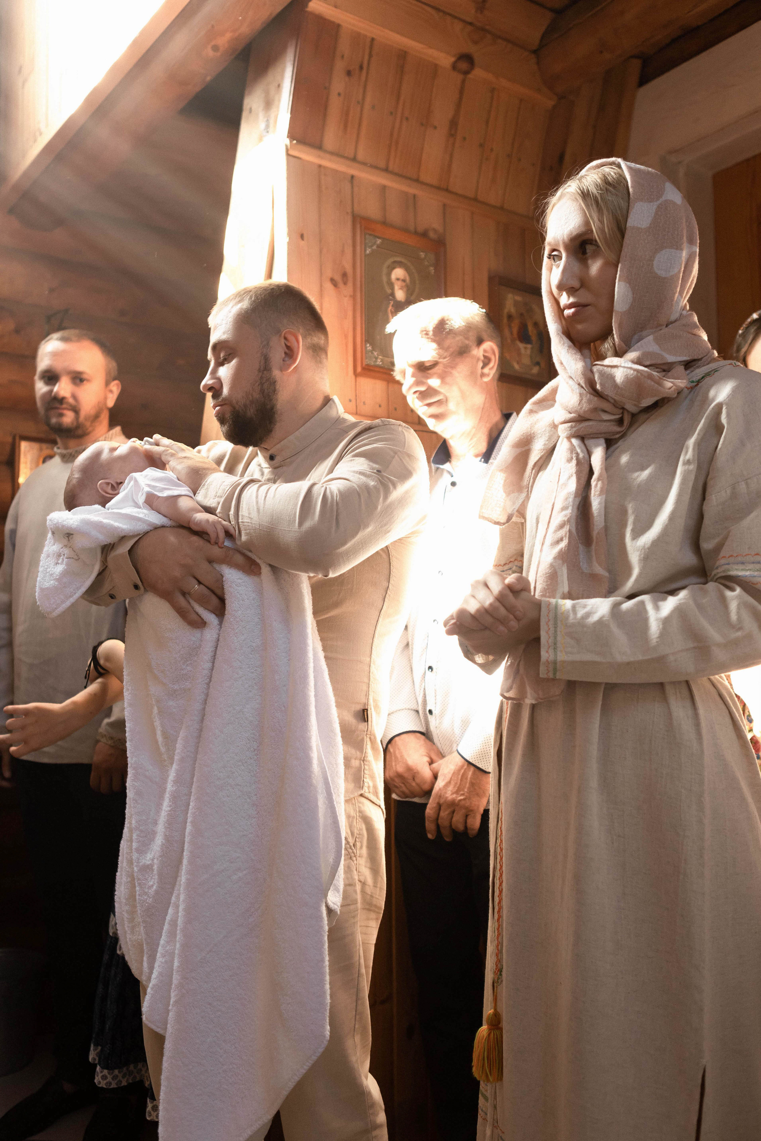 Крещение Фёдора. Фотограф Дубровская Виктория