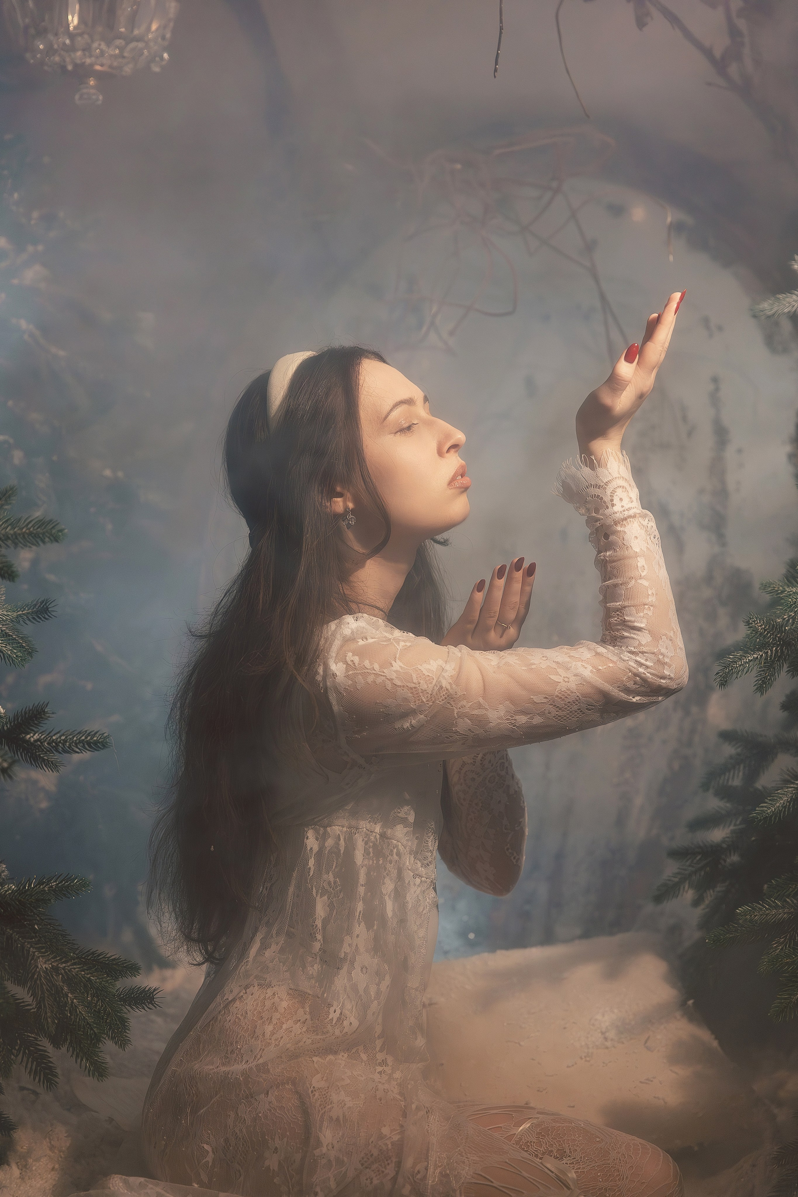 Зимняя сказка на чердаке. Семейный и женский фотограф в Москве Надежда Воробьева