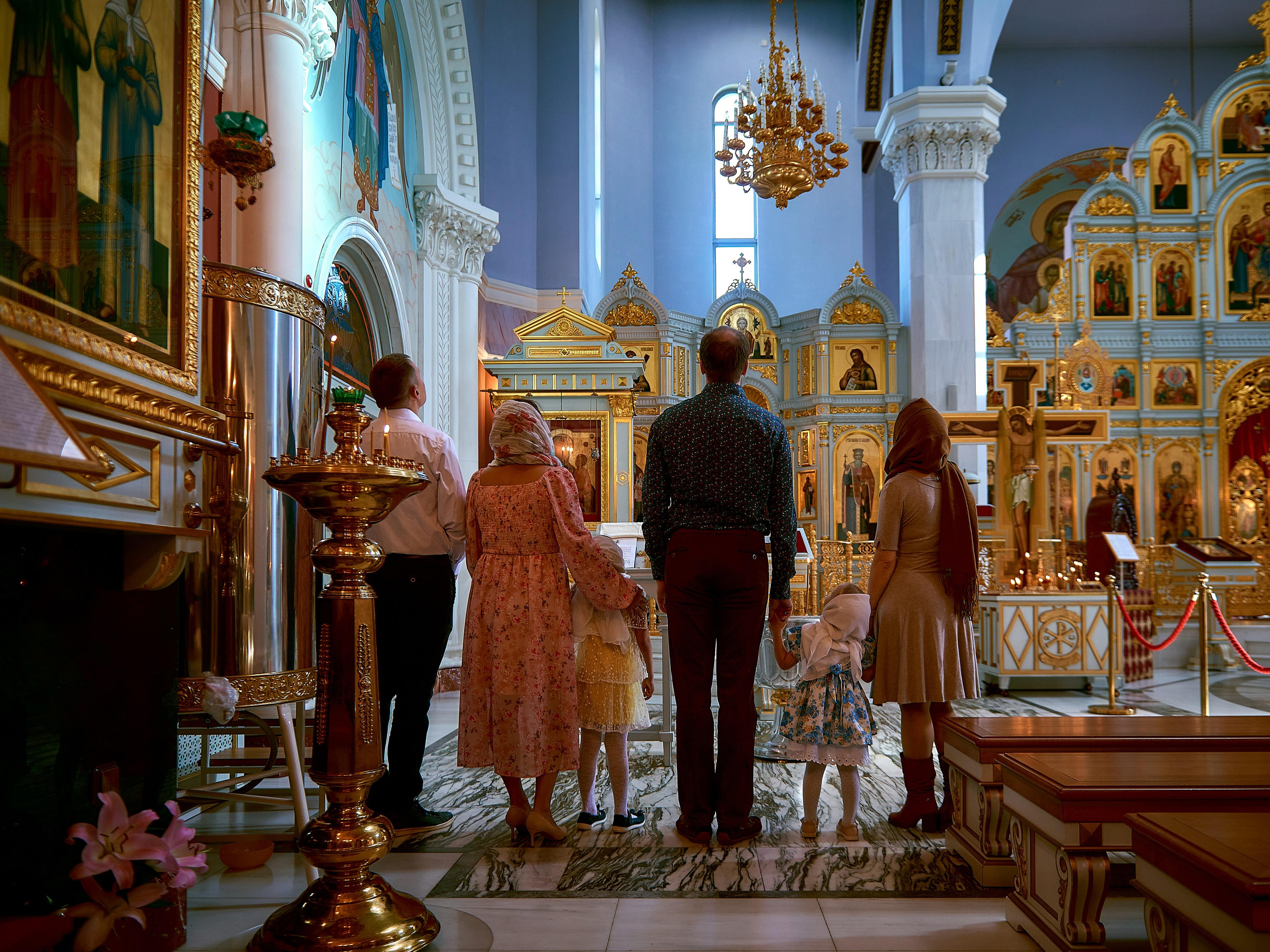 Крещение Кристины | Храм «Спас на Каменке». Свадебный фотограф в Санкт-Петербурге Славин Денис