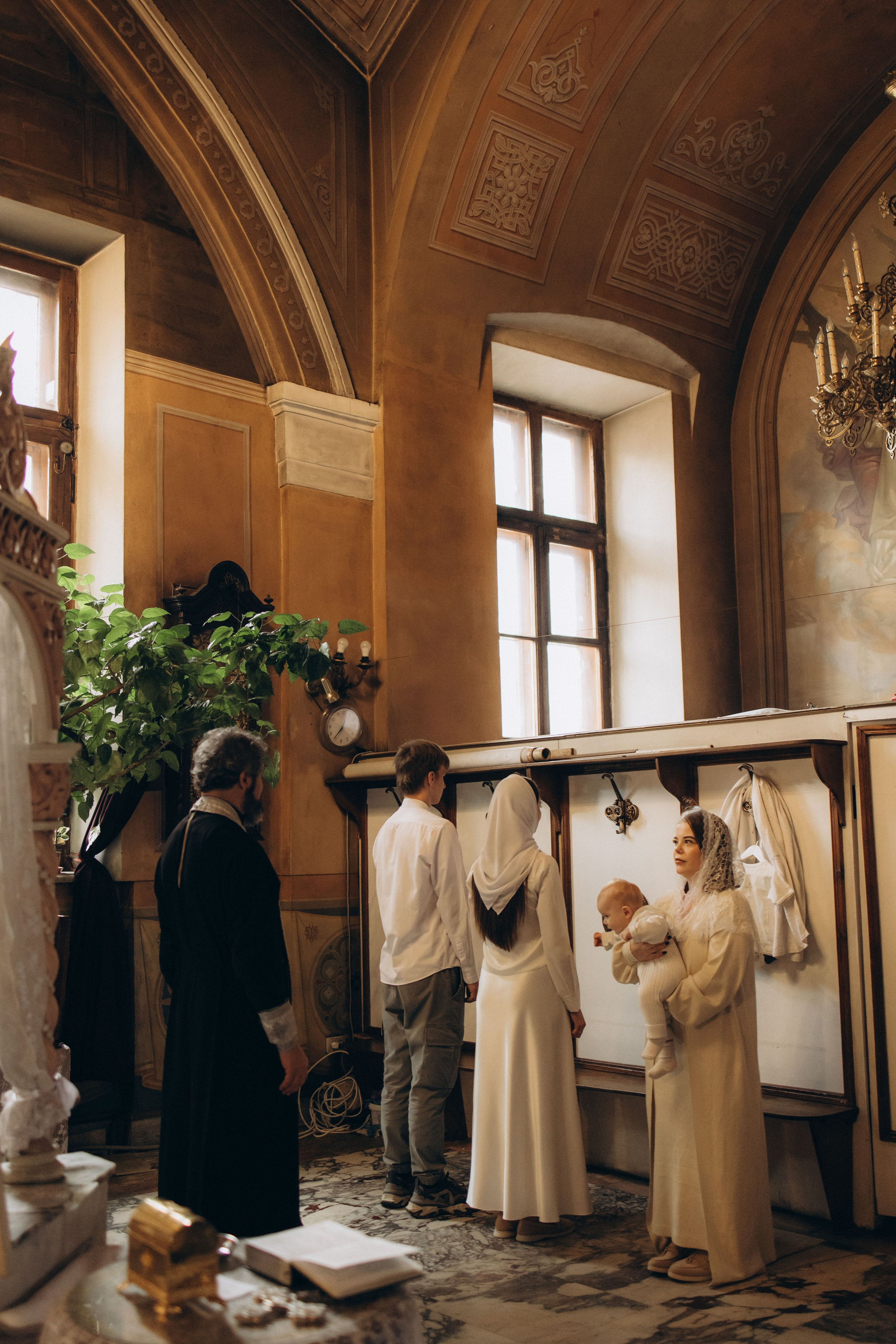 Крещение Макара. Семейный фотограф Москва Наталия Осьмакова