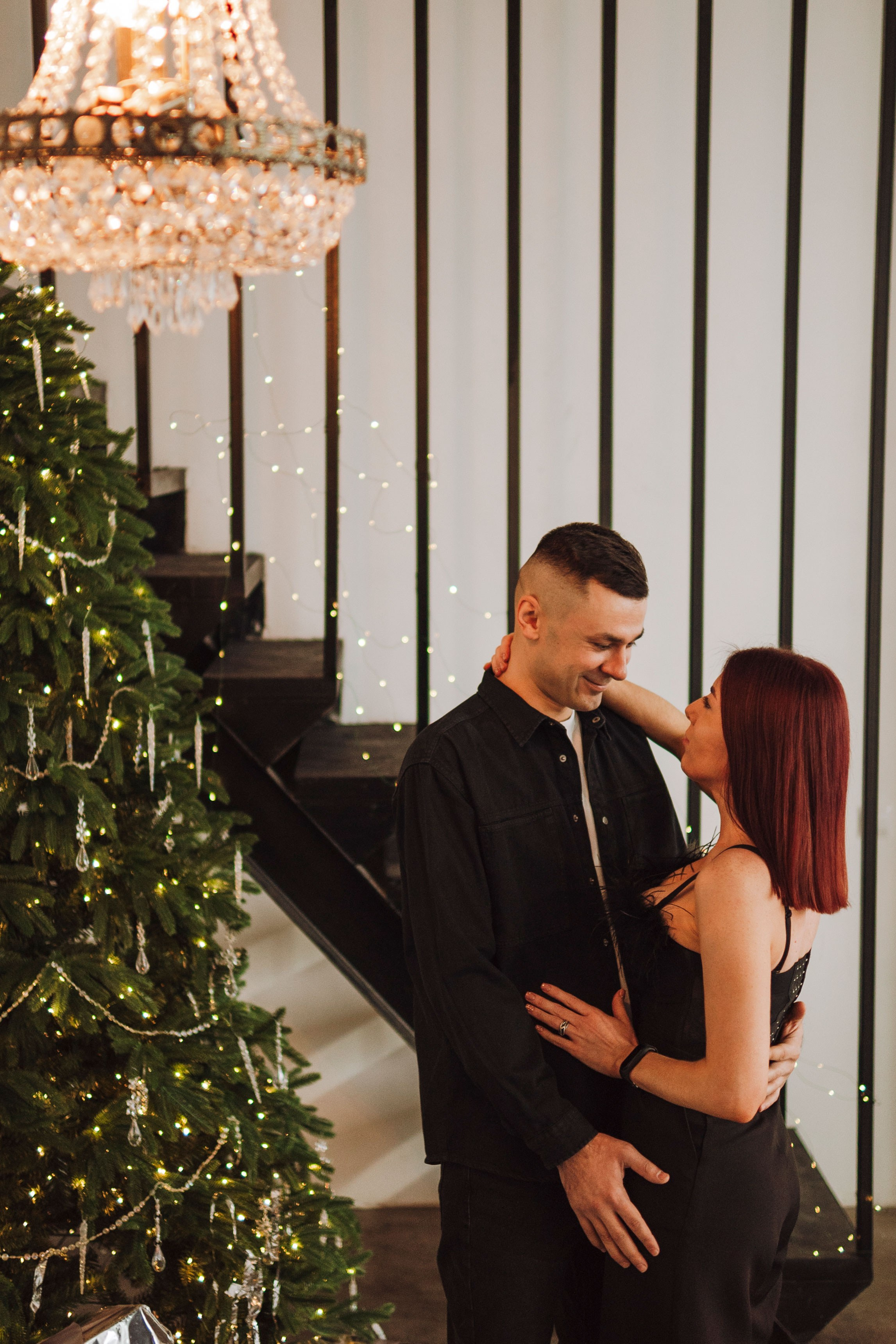 Новогодняя история Лёши и Лизы. Семейный и детский фотограф Анастасия Монченко