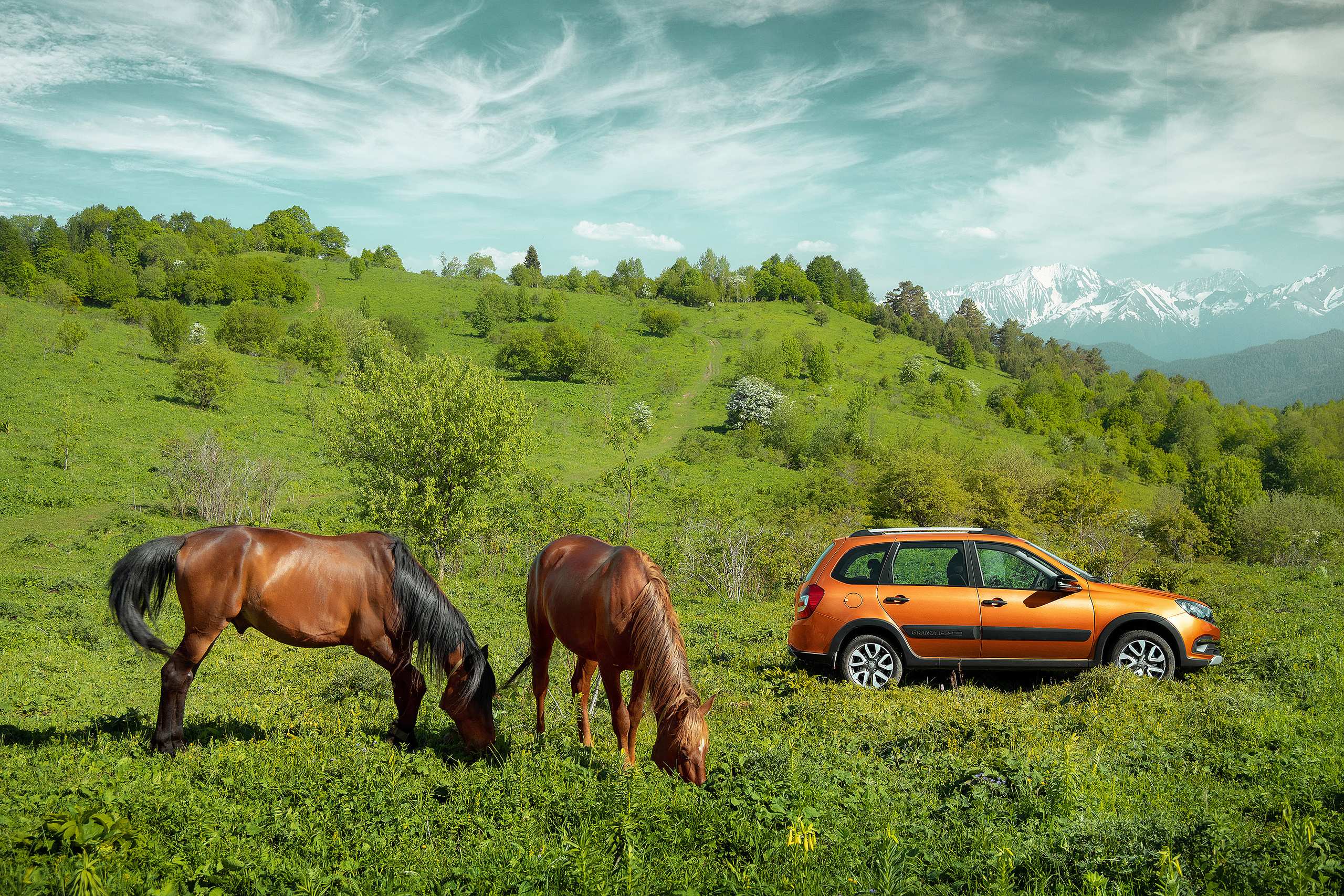 LADA GRANTA CROSS. Гуру мировой свадебной фотографии Александр Ноздрин, г. Москва и весь