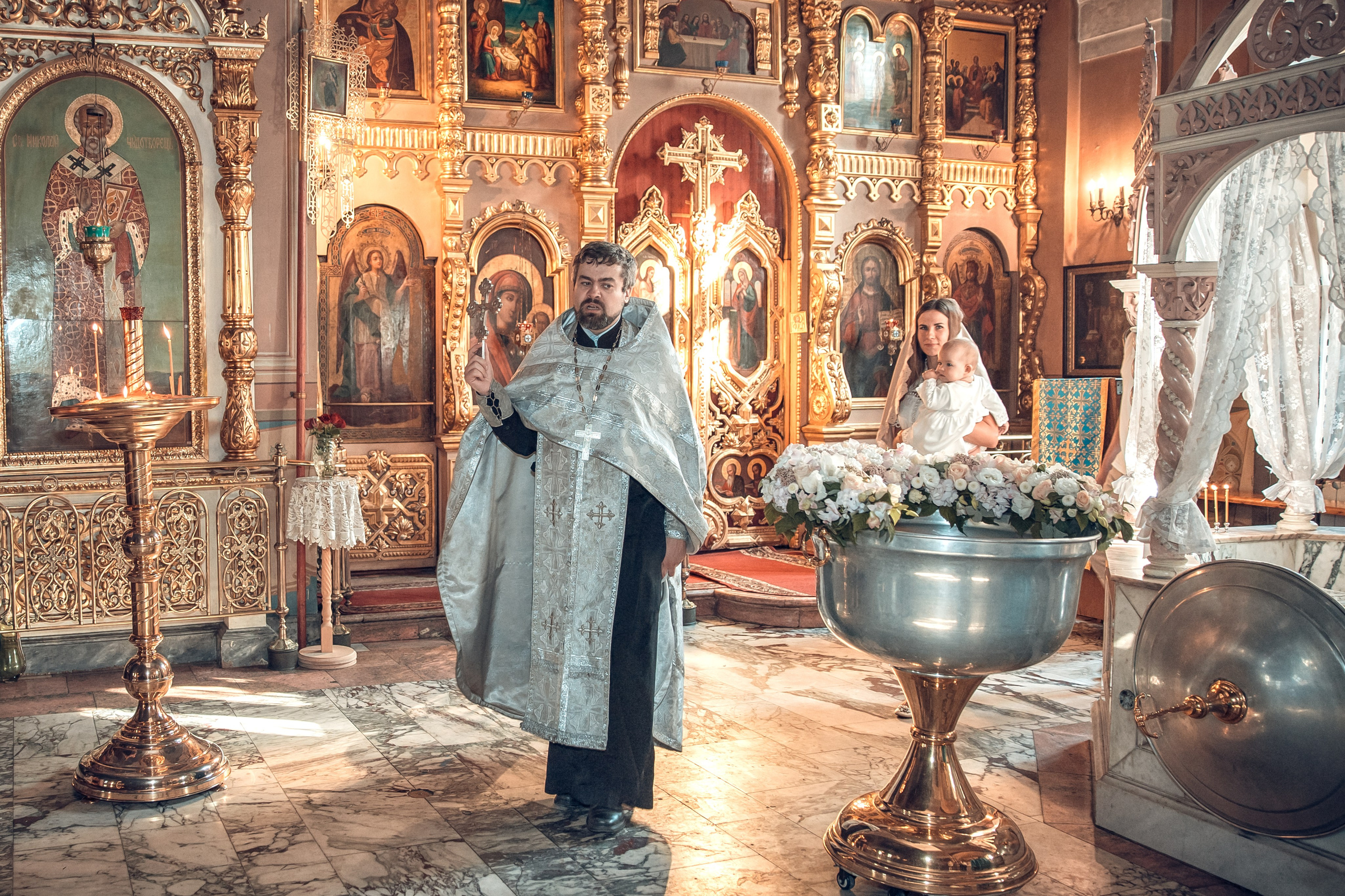 Таинство крещения. Семейный и детский фотограф в Москве Орешина Юлия