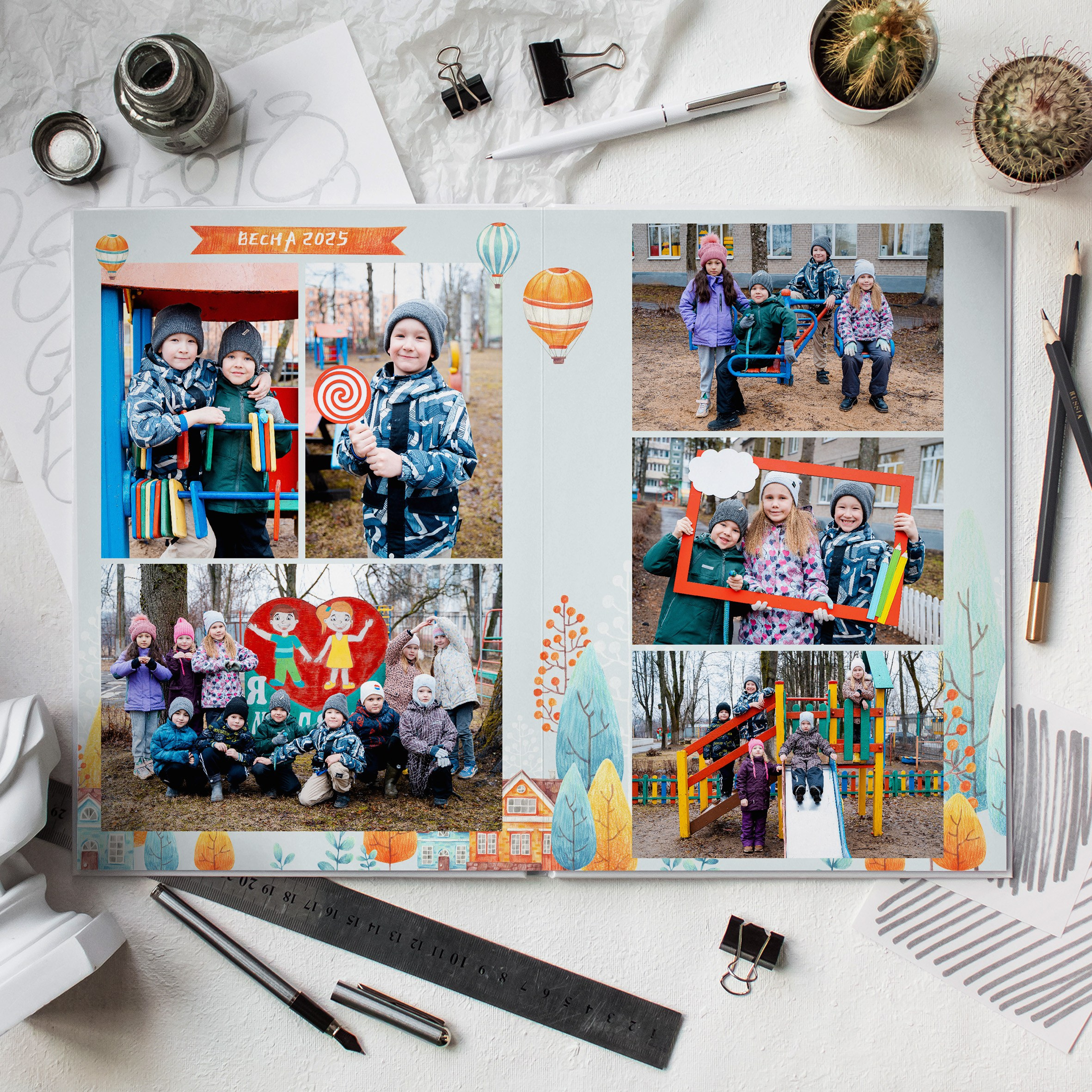 Выпускные альбомы. Детский сад. Фотограф Ольга Шупель