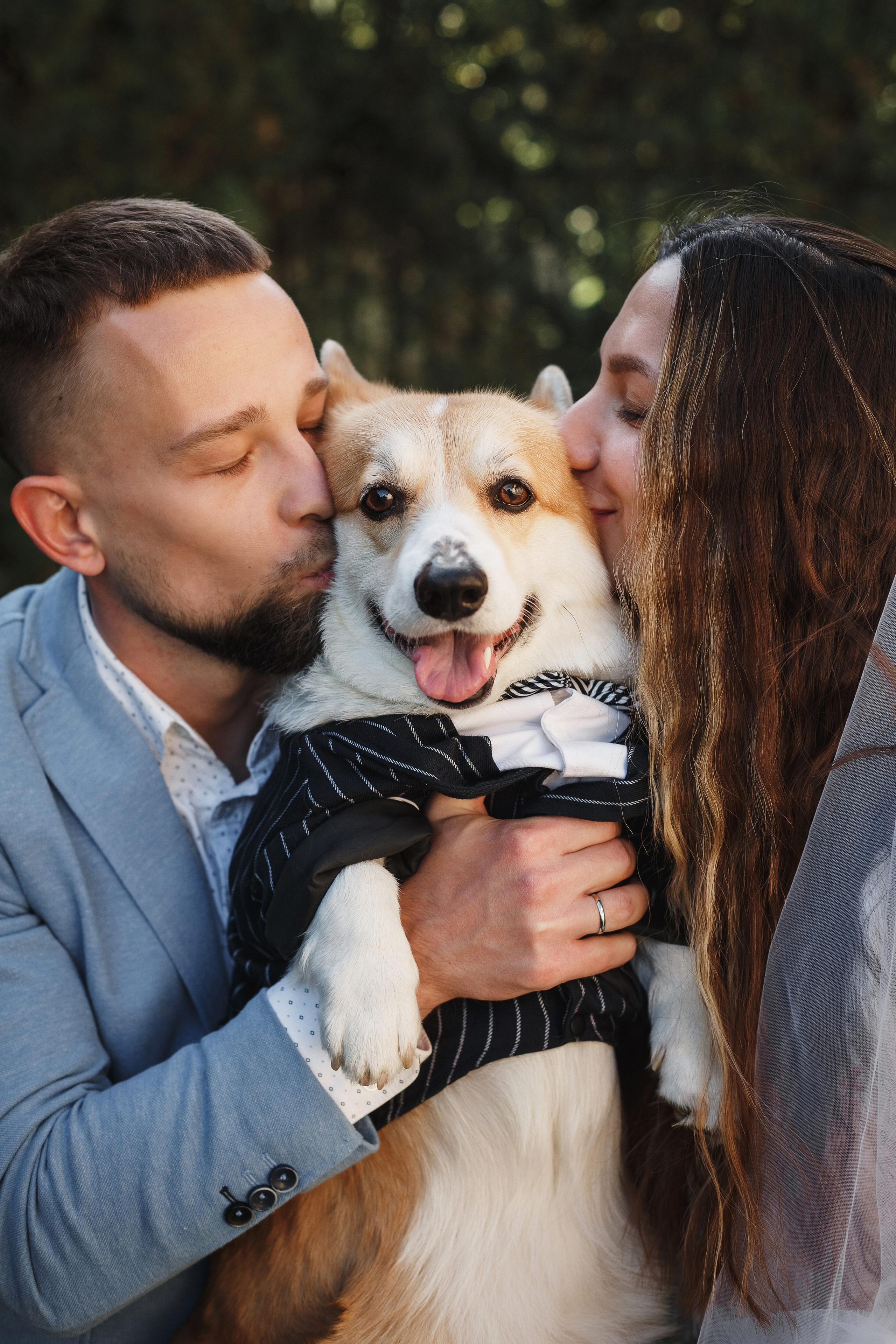 Фотосессия в Таганроге: Денис и Маша с их очаровательной собакой. Свадебный и семейный фотограф в Таганроге Бакарюк Антон