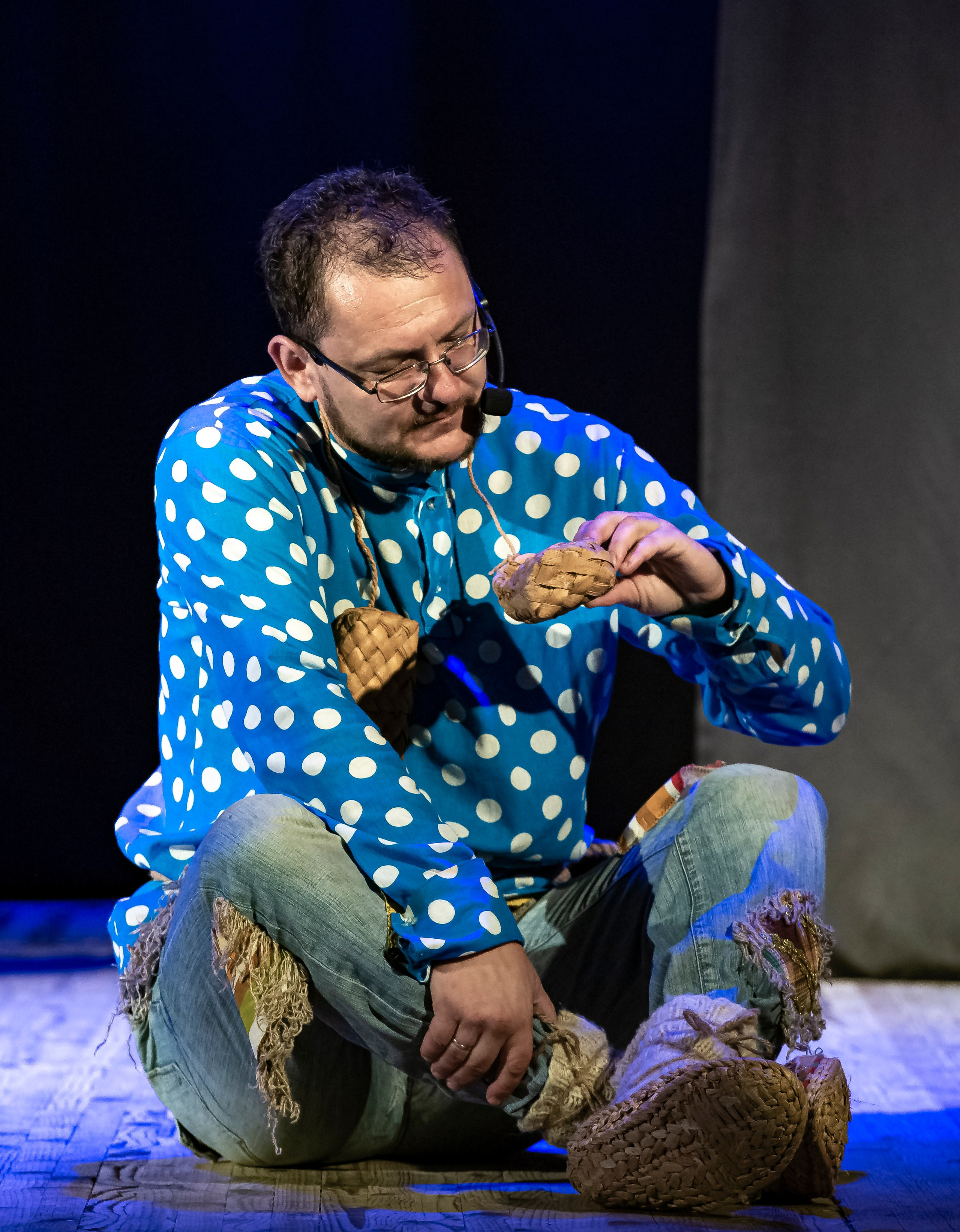 Лапотные сказки спектакль театра Саквояж. Фотограф в Сочи Юрий Шептаев