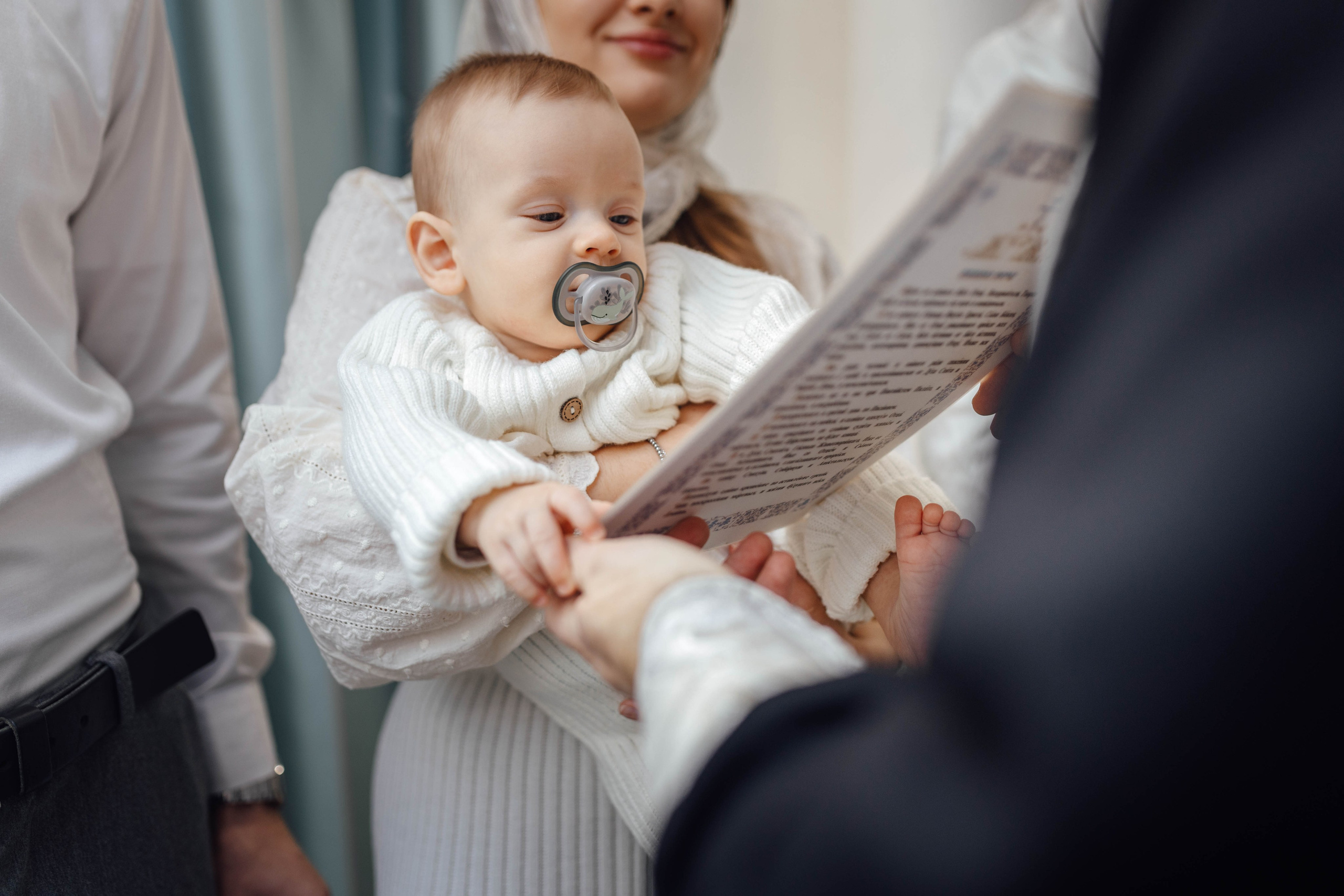 Крещение Демида, храм Святой Троицы, декабрь 2025