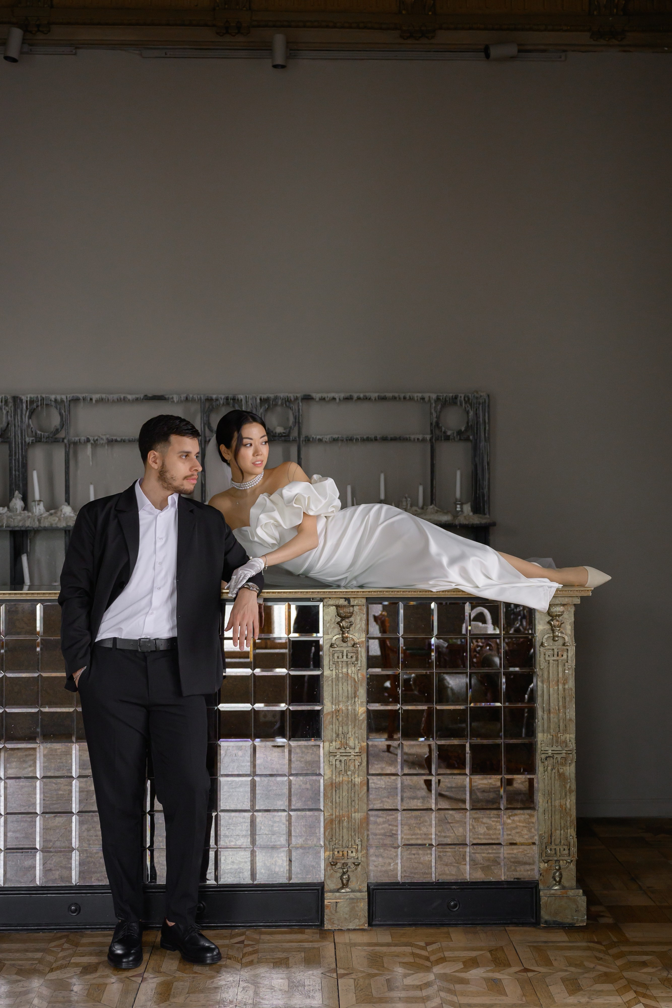 Свадьба для двоих в Москве. Грибоедовский ЗАГС и фотостудия 21 Kult. Semerlina.ru