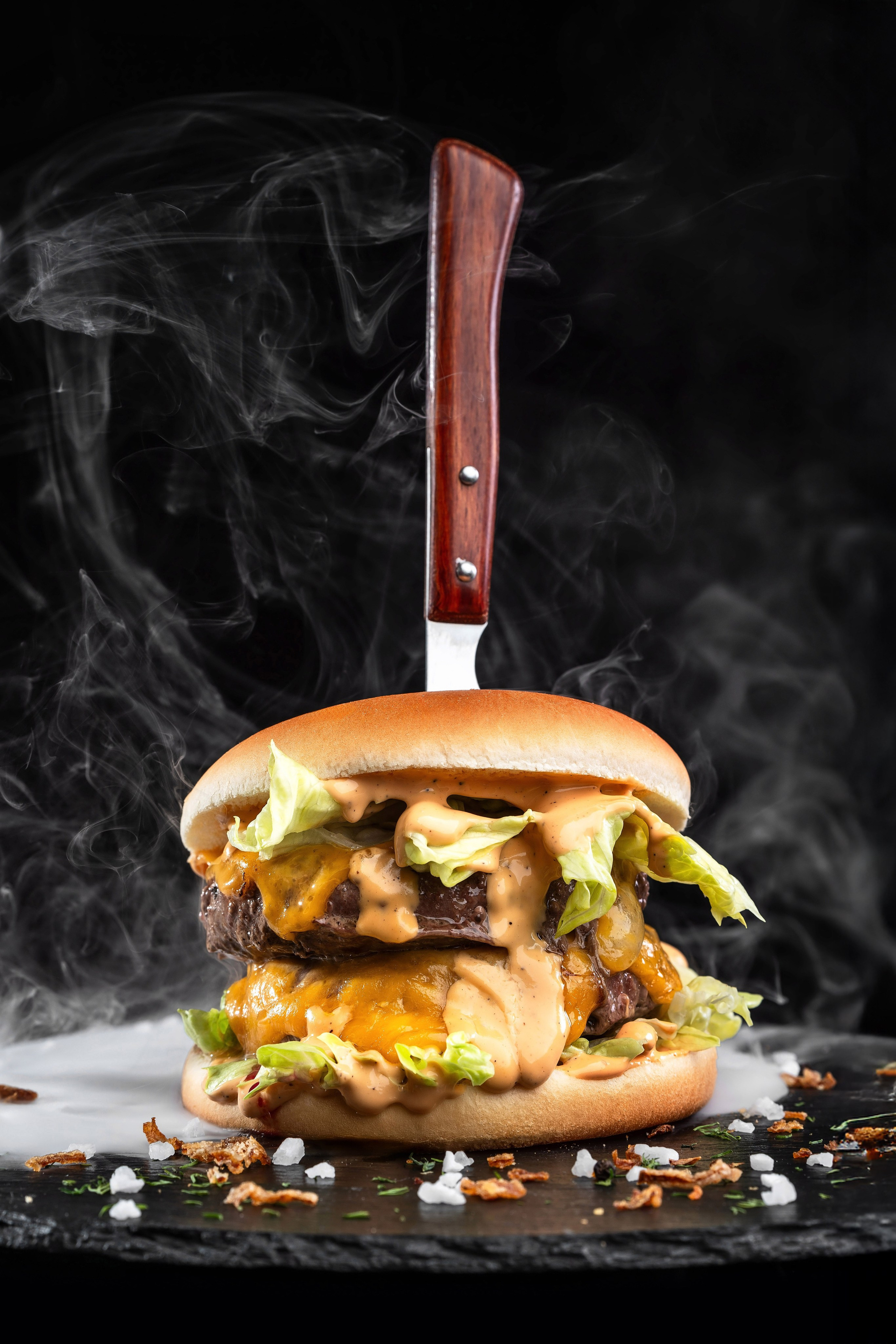 Фуд съемка бургеров. Фотограф Сочи