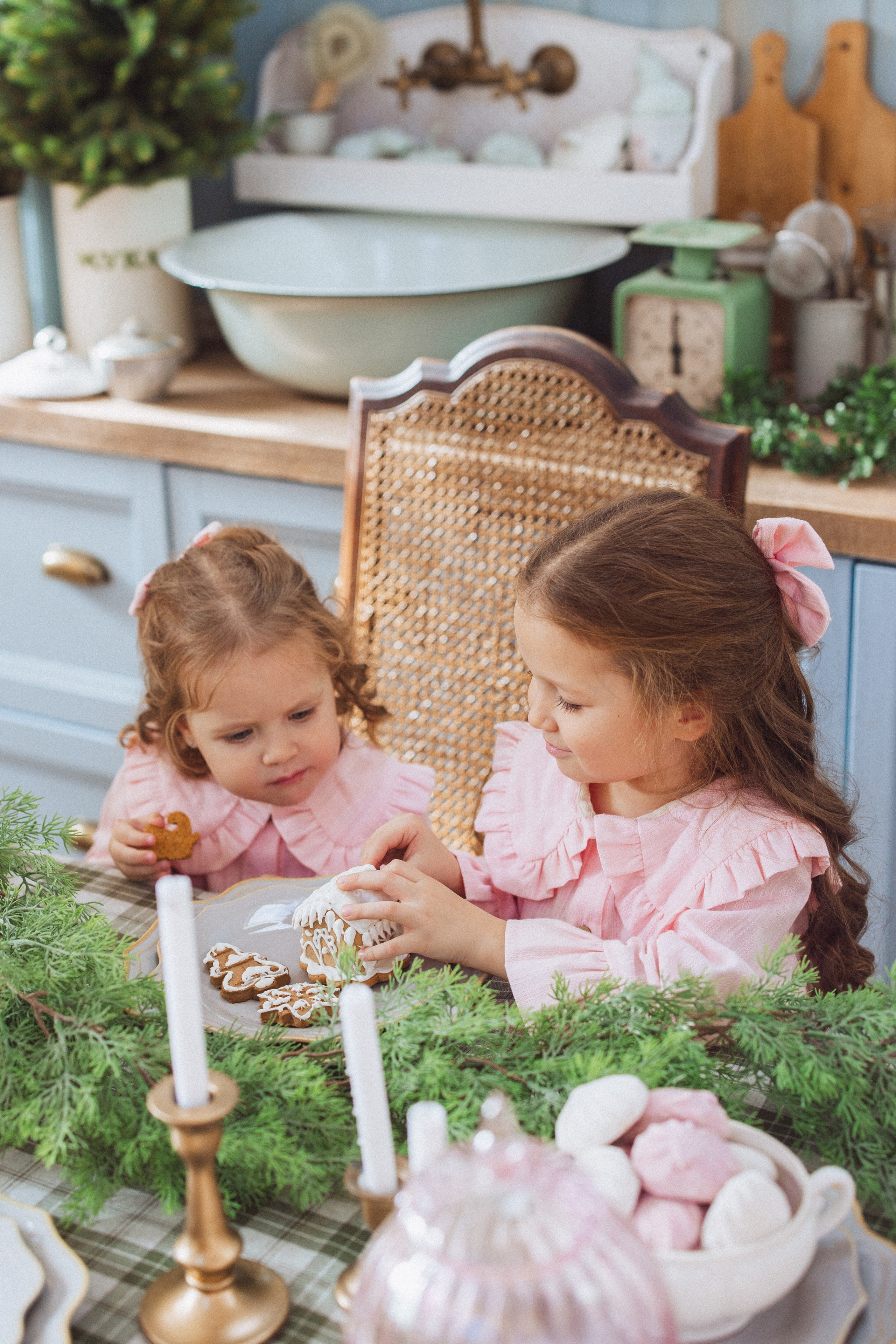 Новогодняя фотосессия в стиле Винтаж. Семейный и детский фотограф в Краснодаре Анна Трашкова