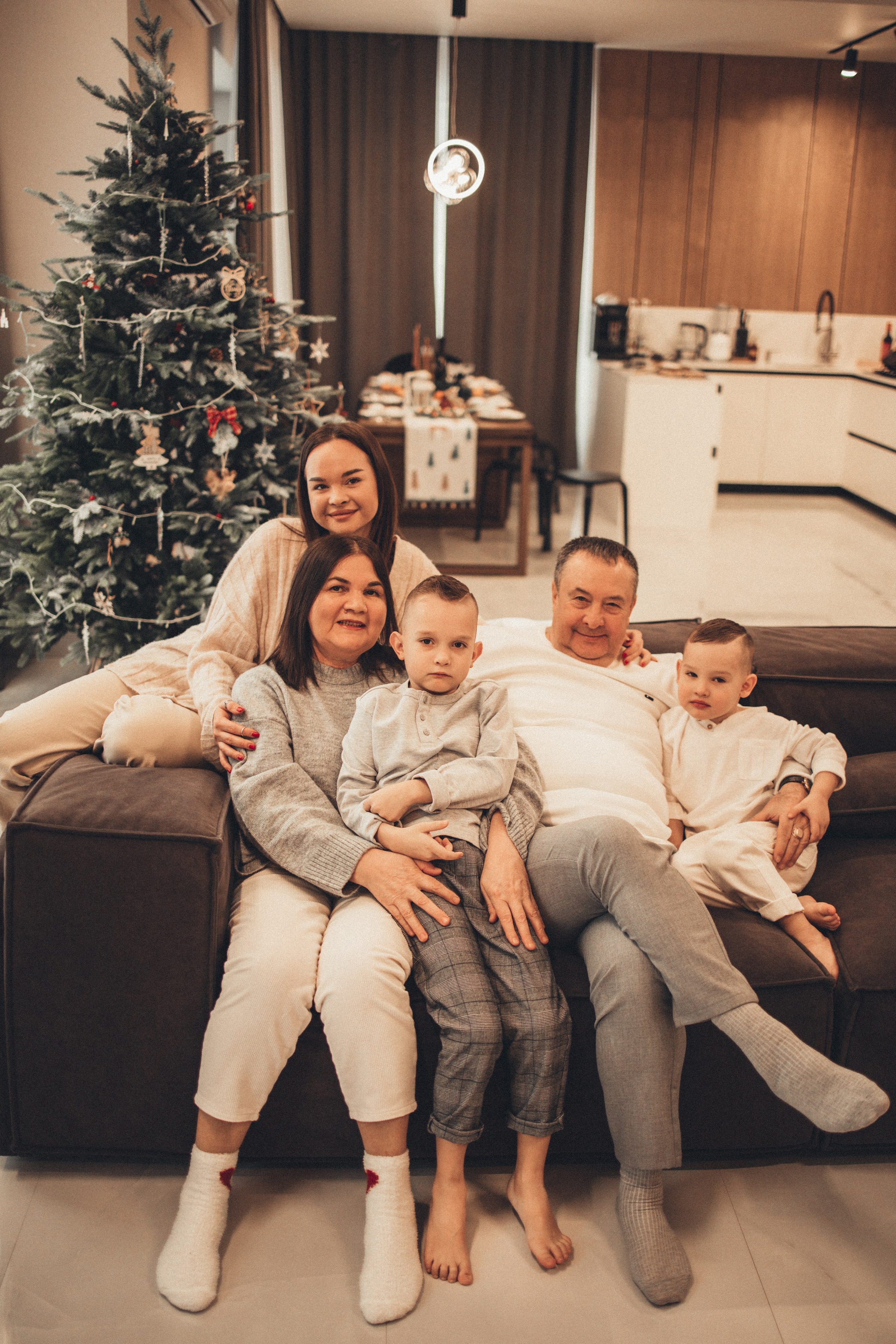 Рождественский ужин. Семейный lifestyle фотограф в Казани Ксения Верясова