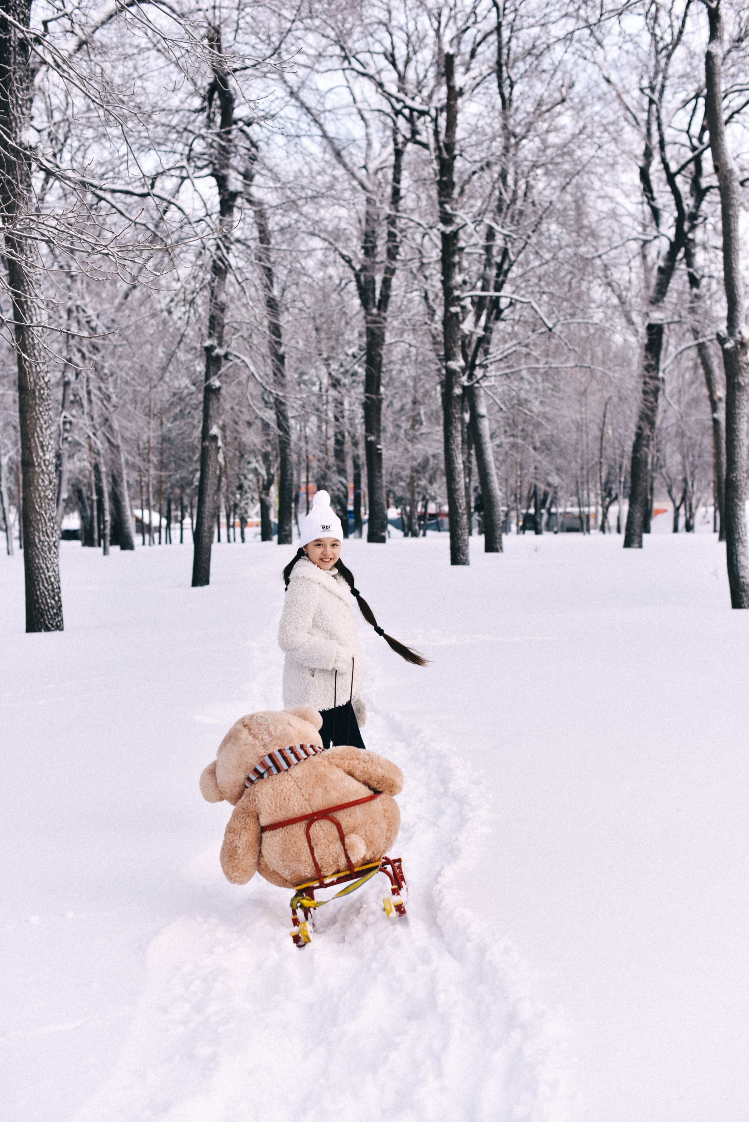 Девочки зима