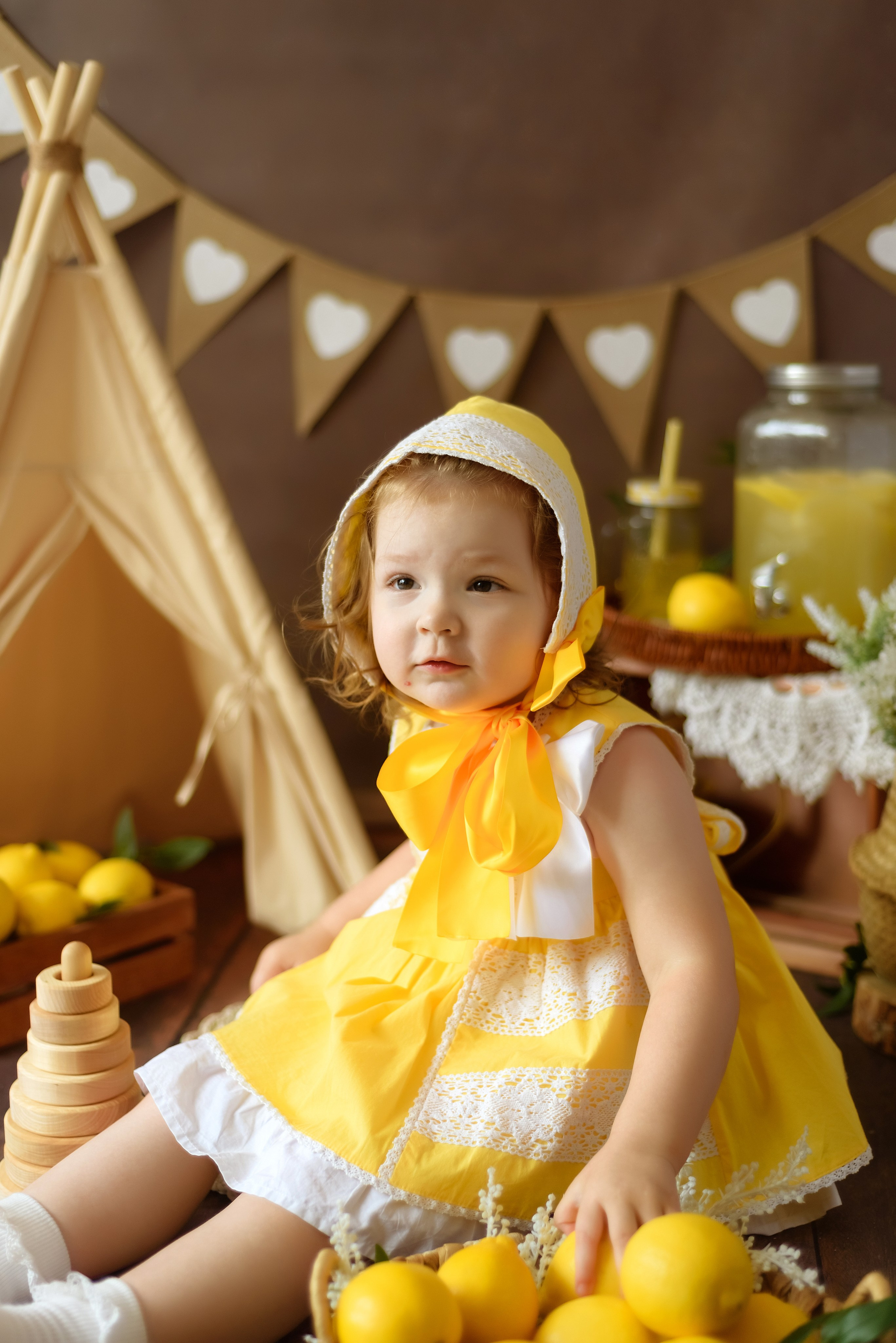 Фотопроект «Лимончики» Алиса. Детский Фотограф |Фотограф на годик в Брянске Ирина Романова