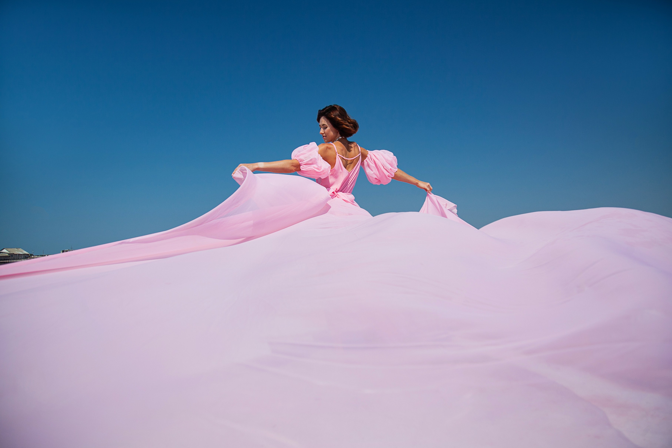 РОЗОВОЕ ОЗЕРО САСЫК СИВАШ. Фотограф в Крыму