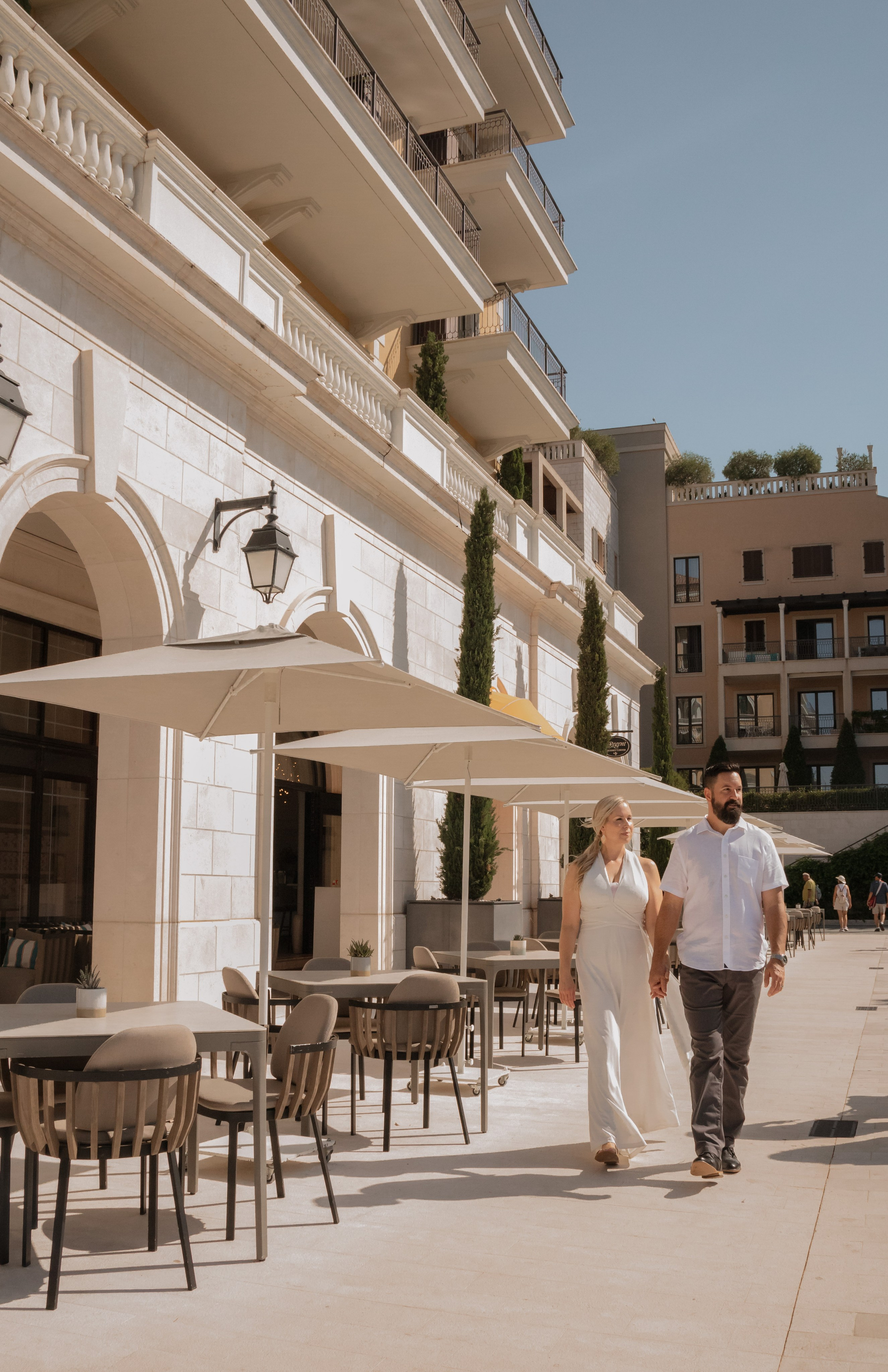 Nancy and Justin Adriatic anniversary. Portrait photographer in Tivat Montenegro Katerina Kirsanova