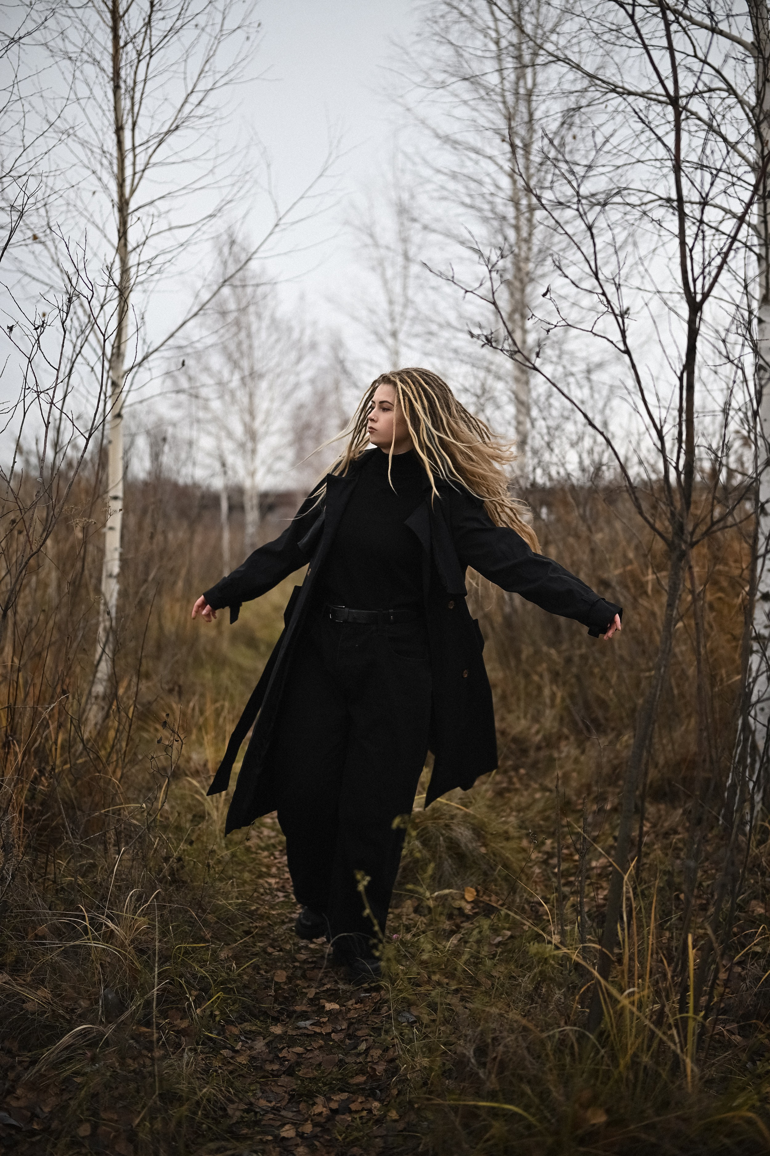 Тишина осени — атмосферная фотосессия на природе в Казани от фотографа Алексея Клейменова