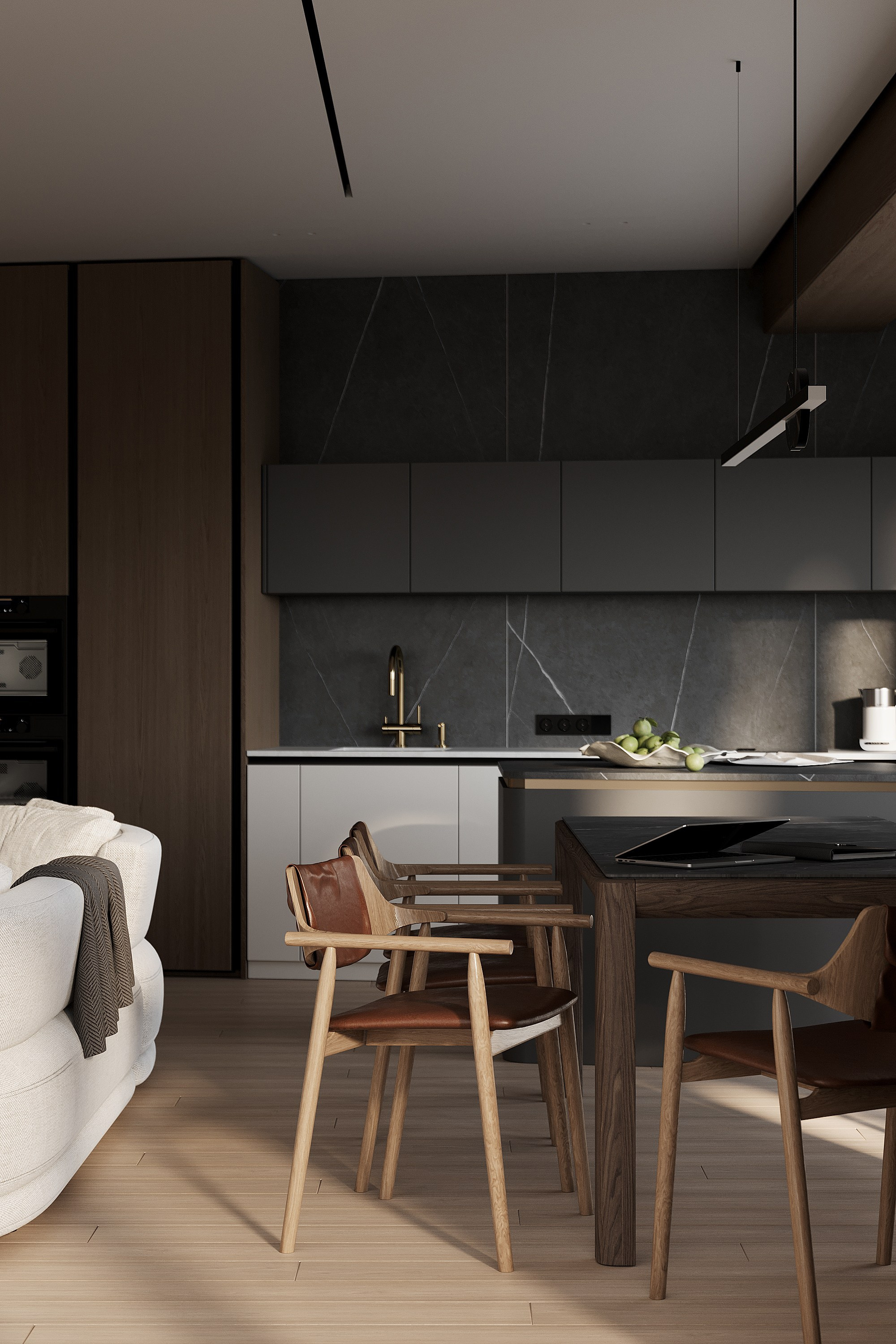 ЖК Sky House. Студия дизайна интерьера mono moon в Москве