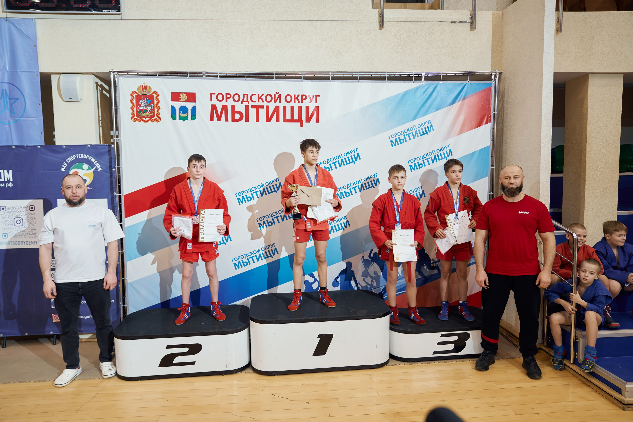 Чемпионат по самбо в Мытищах среди юношей — 2025 год