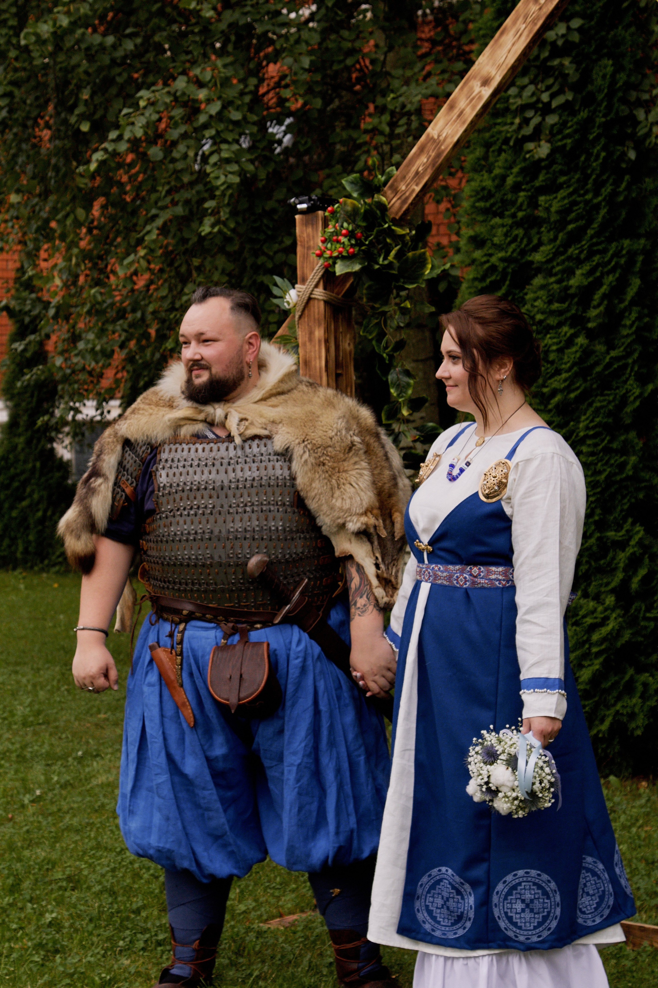 Юлия и Антон. Выездная роспись в стиле викингов. Фотограф лавстори Москва/МО Приятелева Ангелина