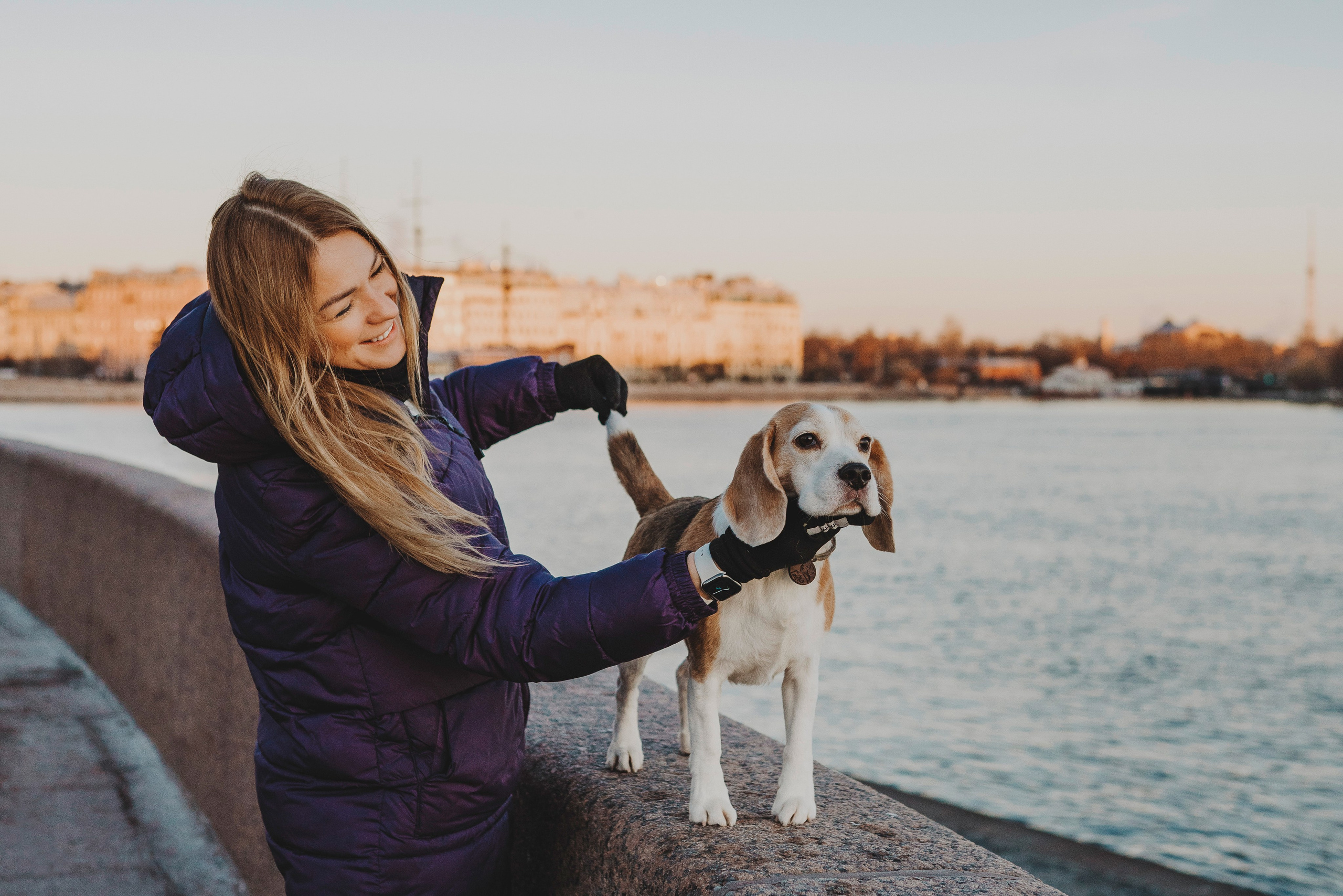 Ксения и Гаечка. Фотограф анималист в Спб недорого Олеся Майорова