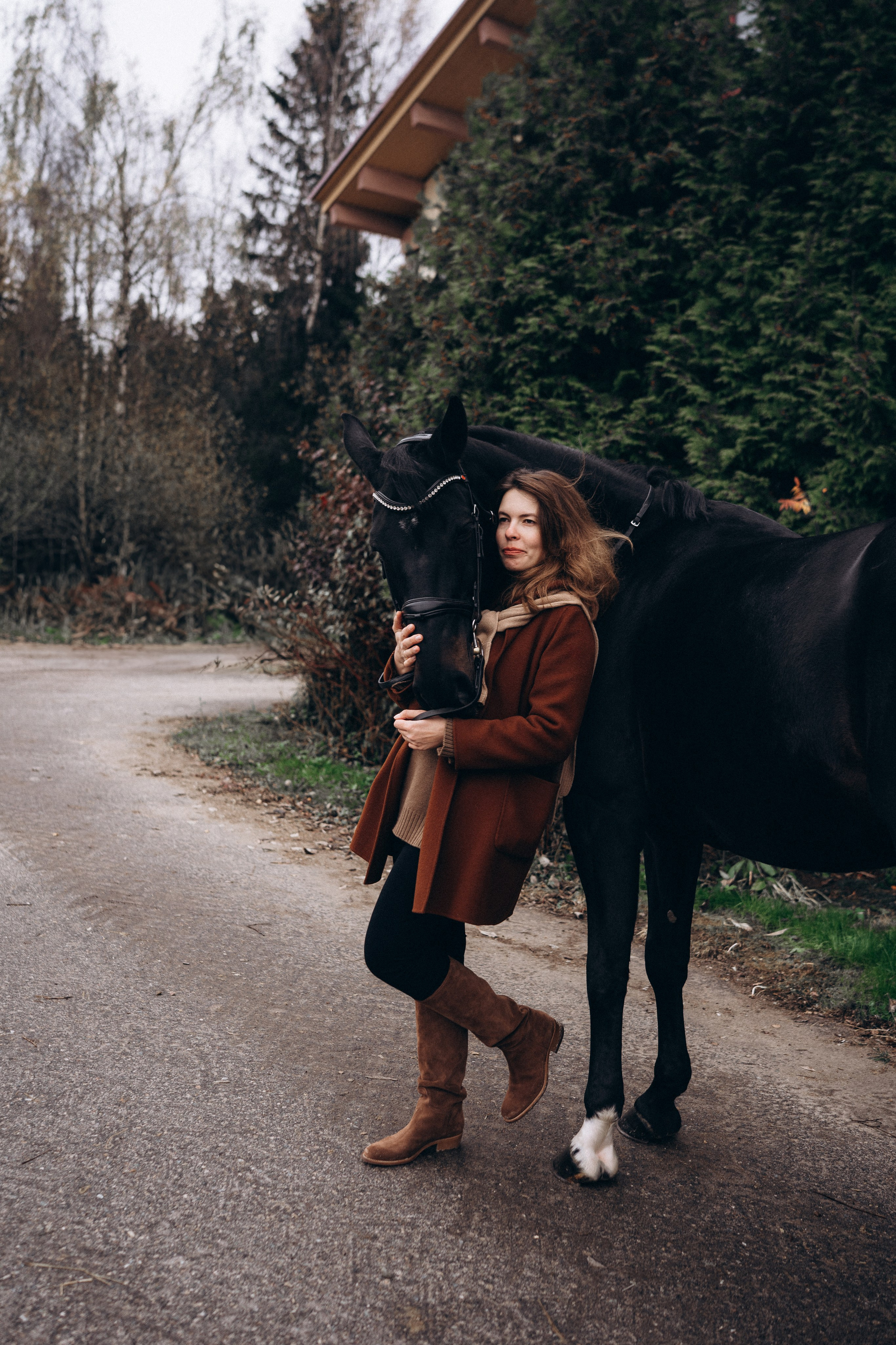 Фотосессия с лошадьми. Фотограф Новорожденных в Москве. Семейные истории в стиле LIFE