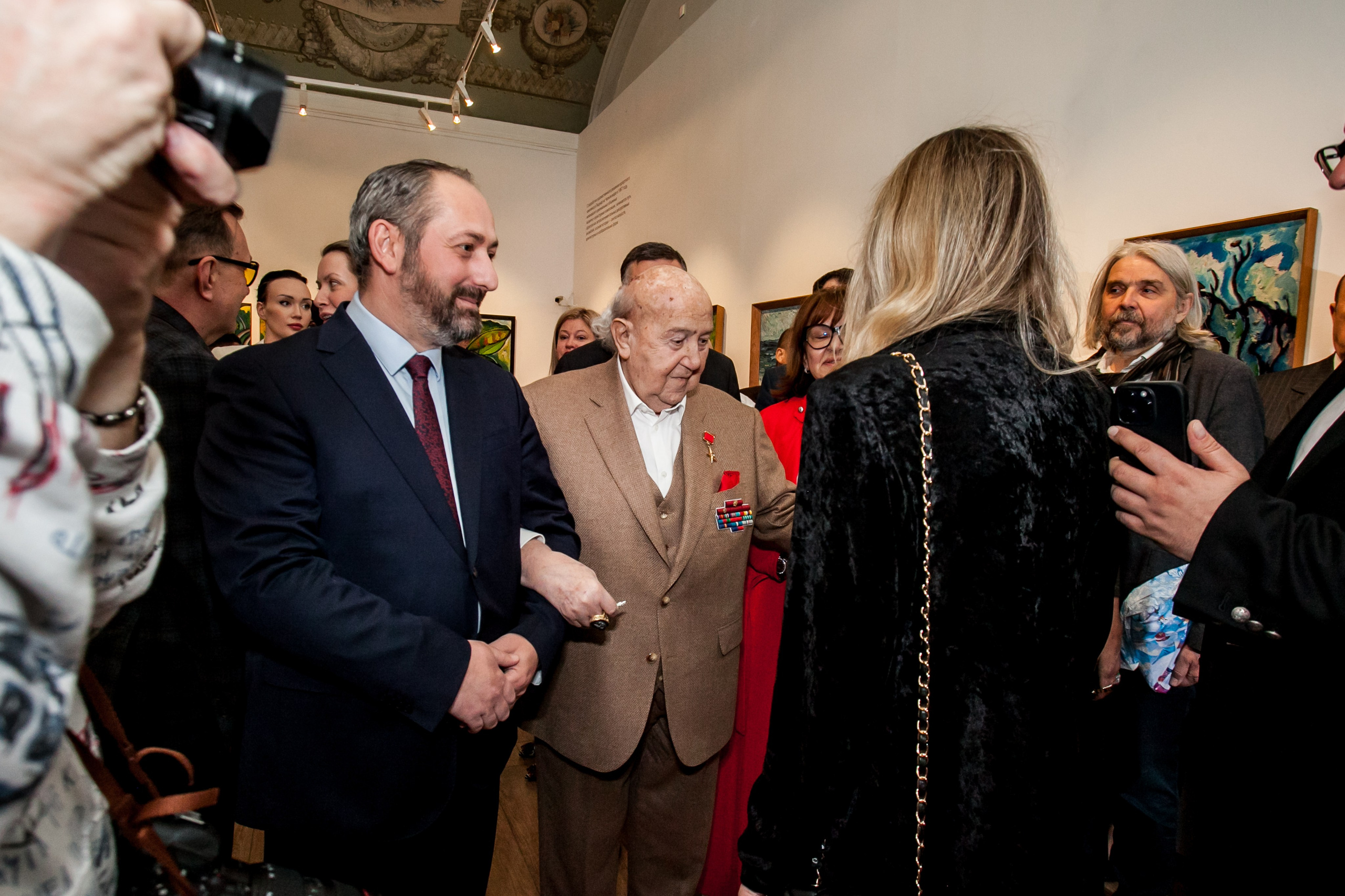 Открытие выставки Зураба Церетели. Art photographer Nino