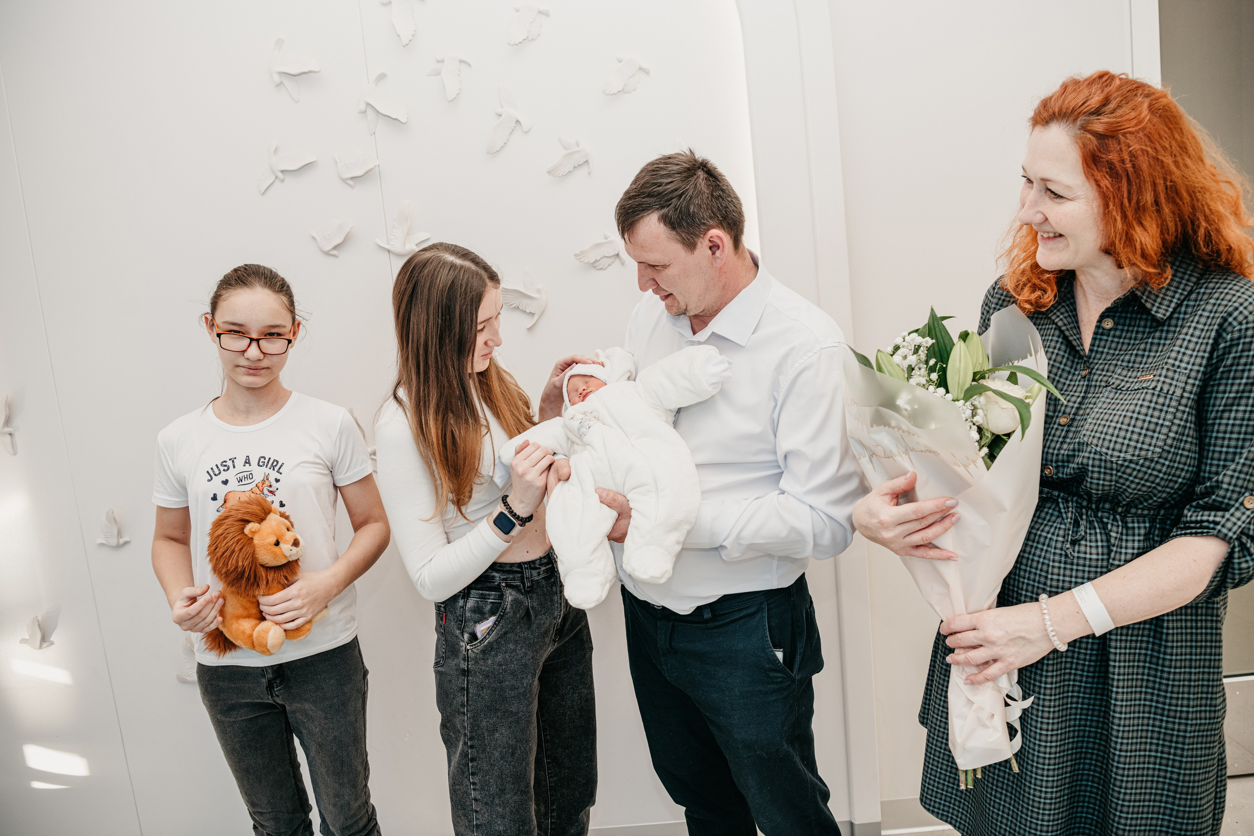 Выписка Алены. 4 роддом. Фотограф на выписку из роддома в Москве и МО