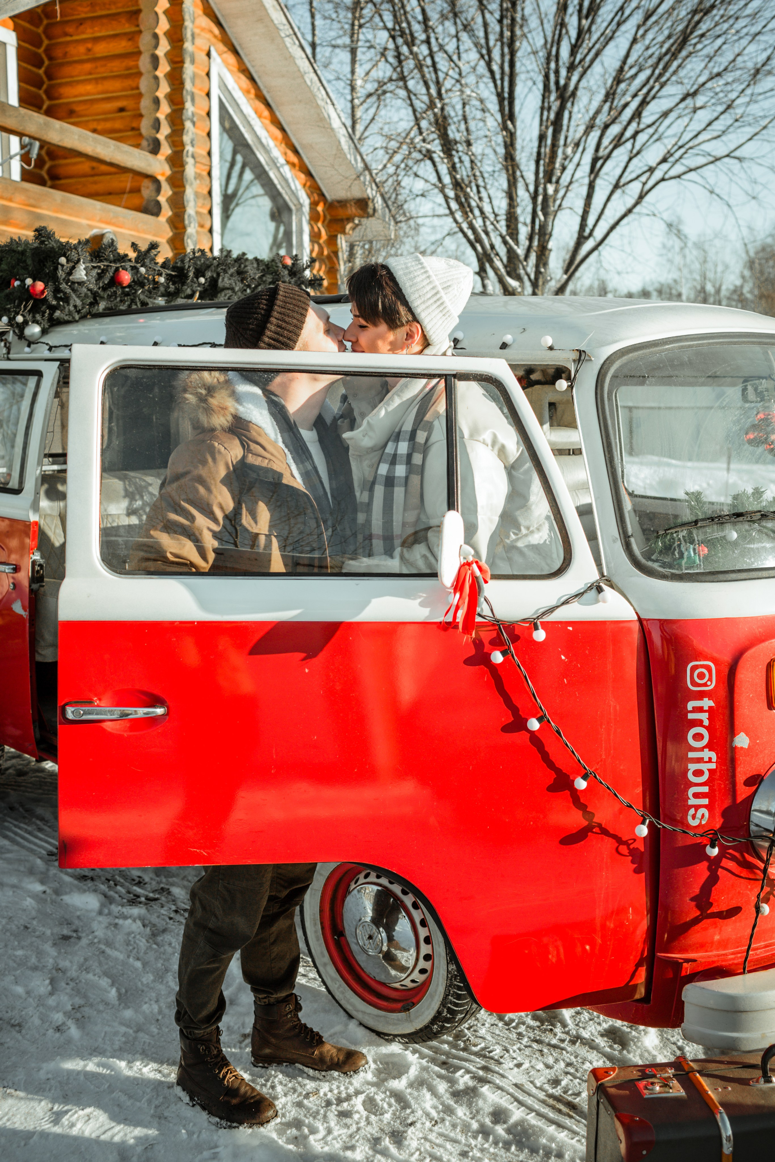 Фотосессия love story зимой. Свадебный фотограф Кирилл Белый