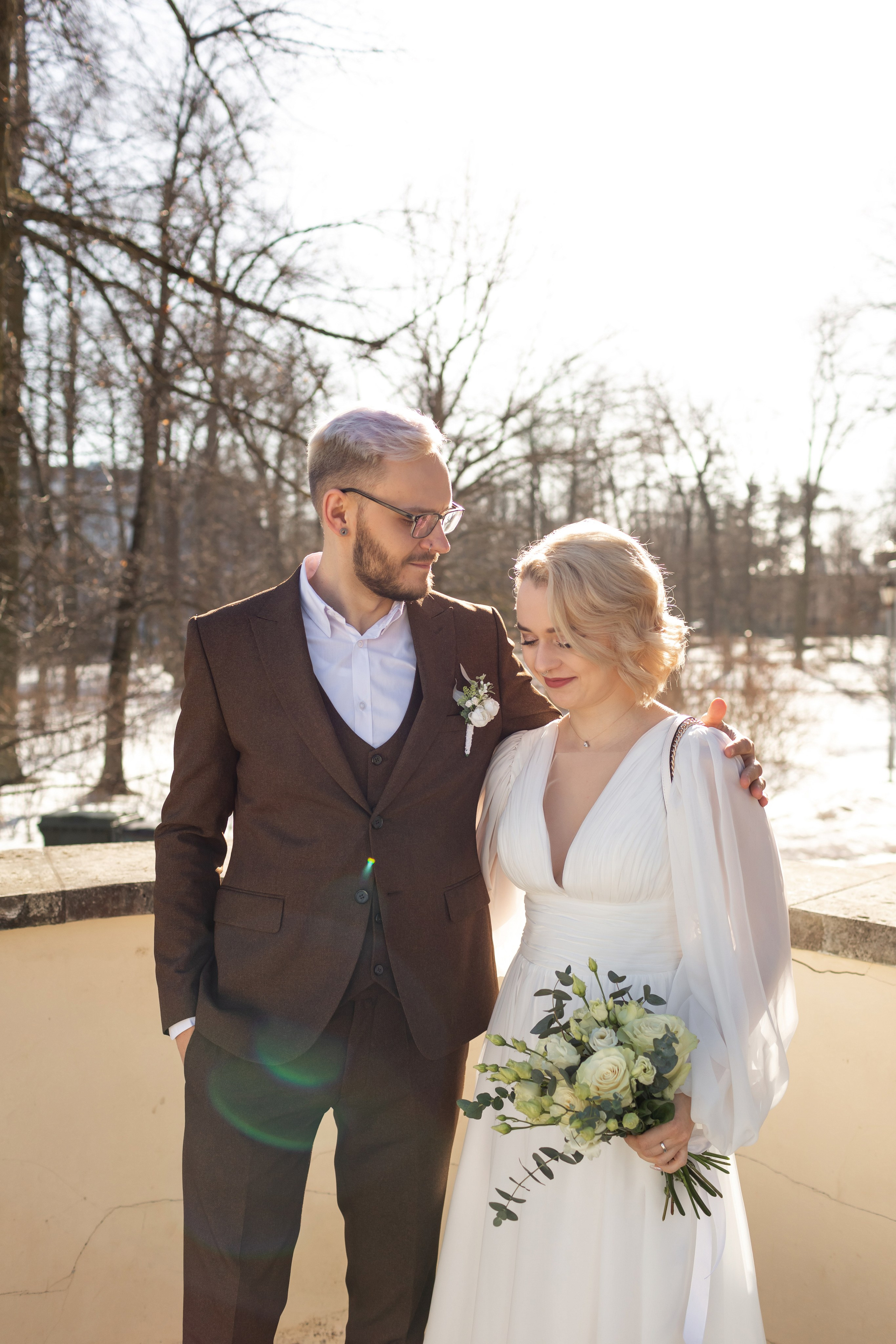 Свадебная фотосессия в Пушкине. Свадебный фотограф Кирилл Белый