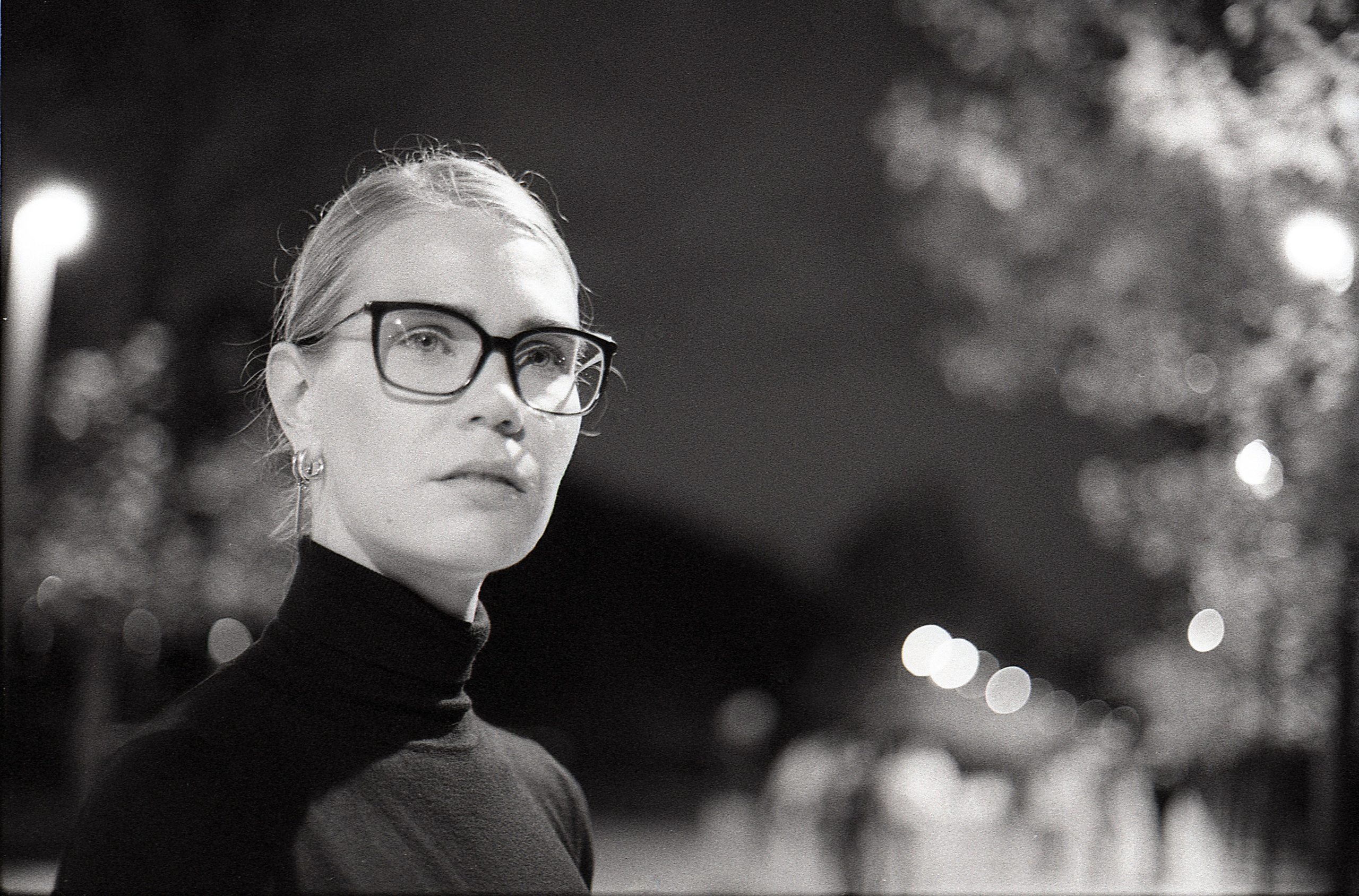 Ночь в городе. Авторский портрет. Film. Fashion. Editorial. фотограф Роман Ларшин