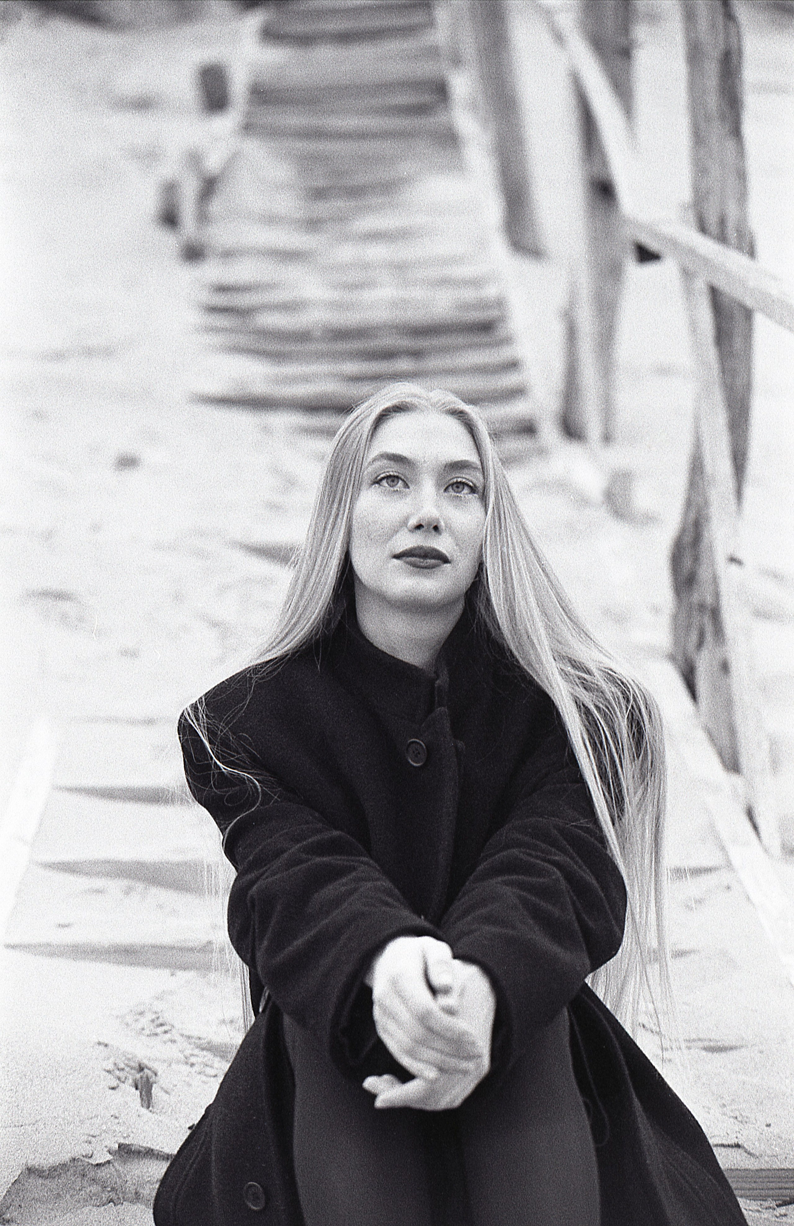 Осеннее море. Авторский портрет. Film. Fashion. Editorial. фотограф Роман Ларшин