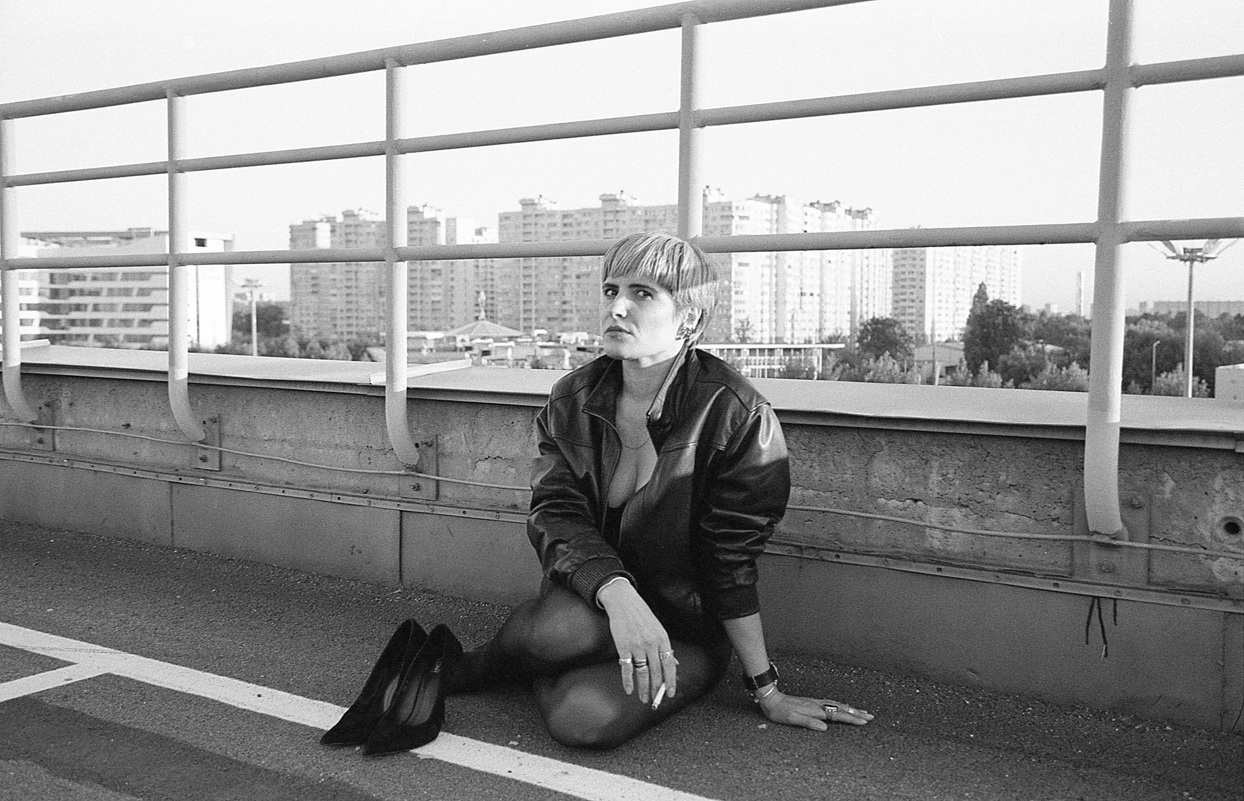 Крыша. Авторский портрет. Film. Fashion. Editorial. фотограф Роман Ларшин