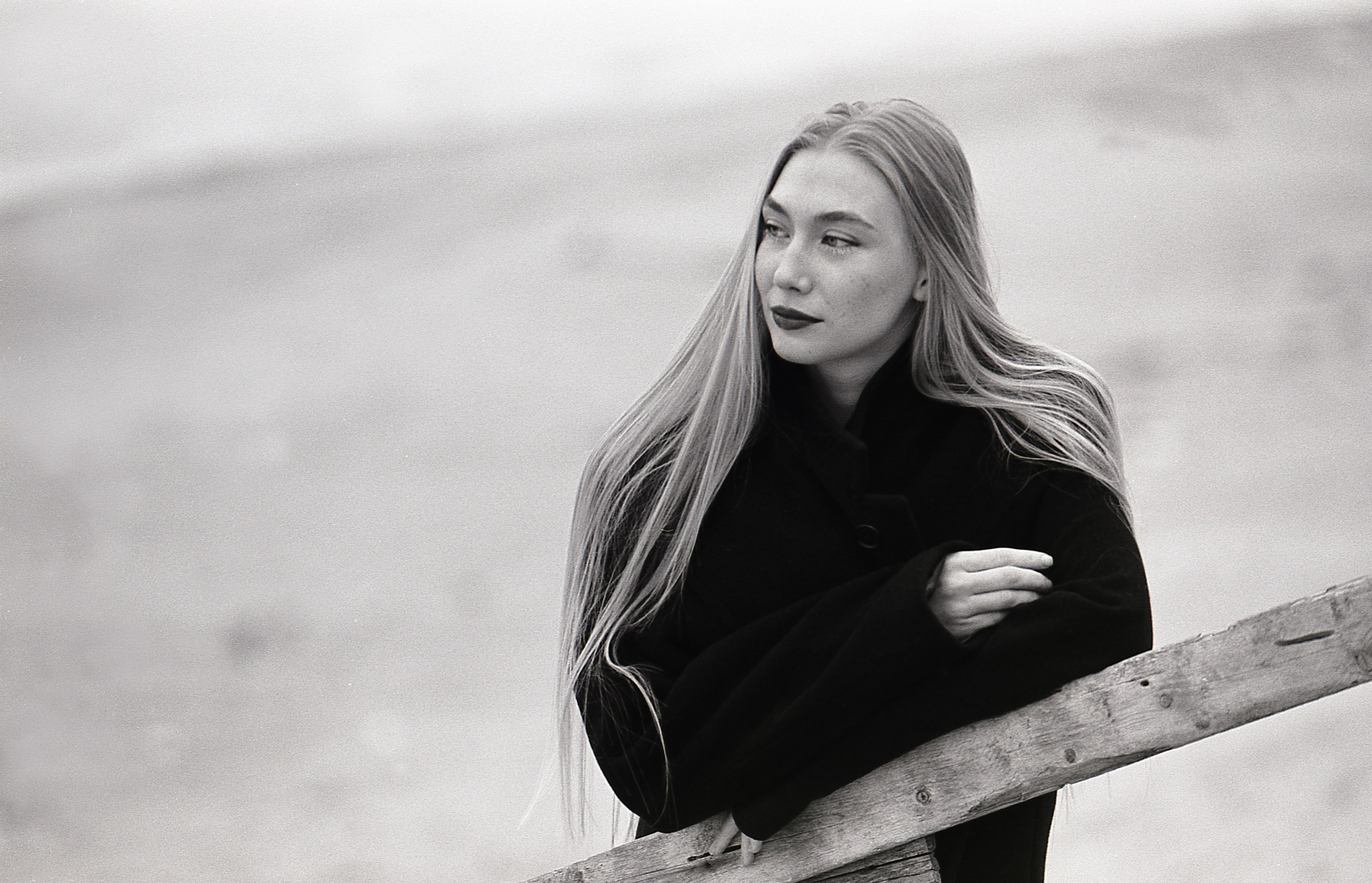 Осеннее море. Авторский портрет. Film. Fashion. Editorial. фотограф Роман Ларшин