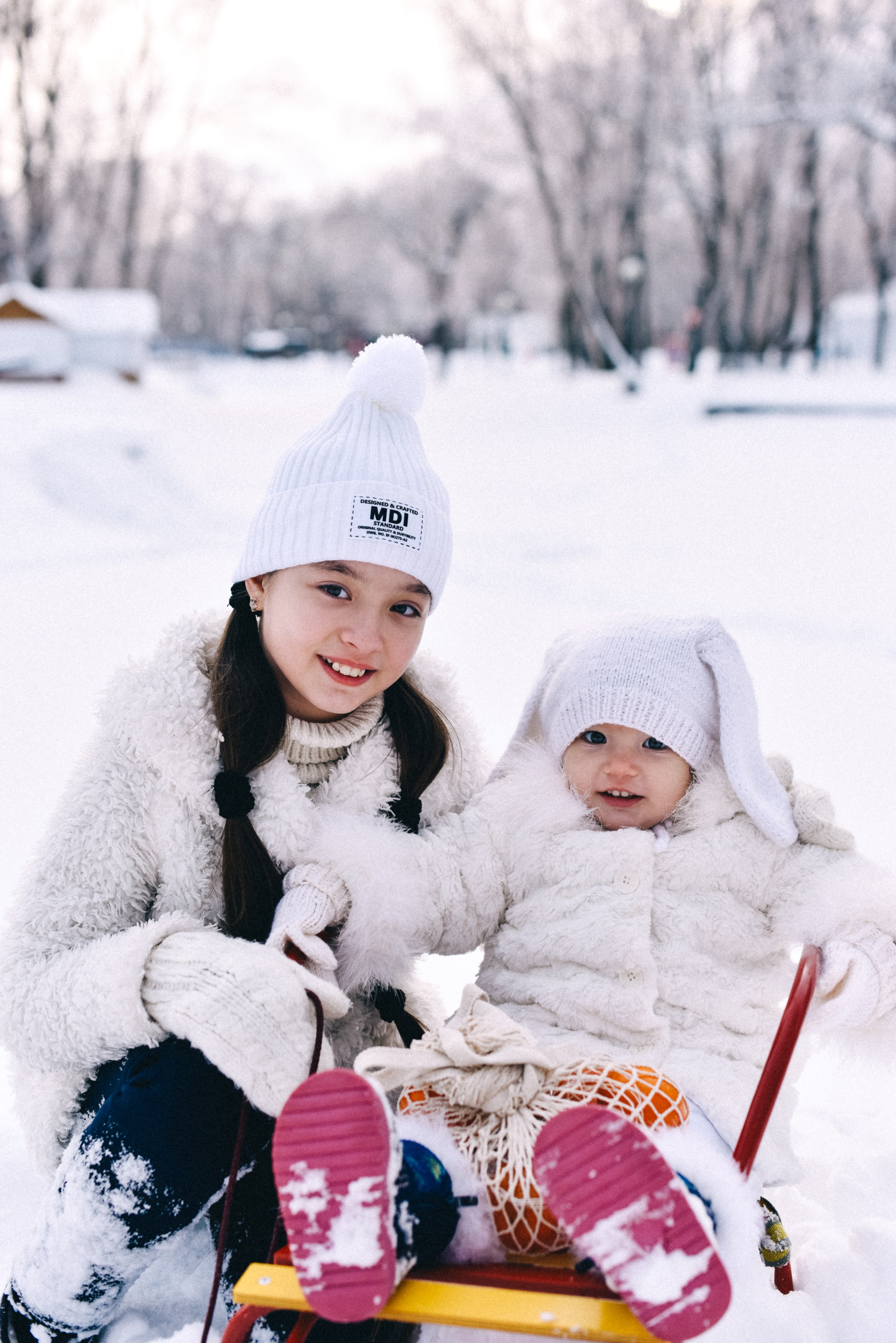 Девочки зима