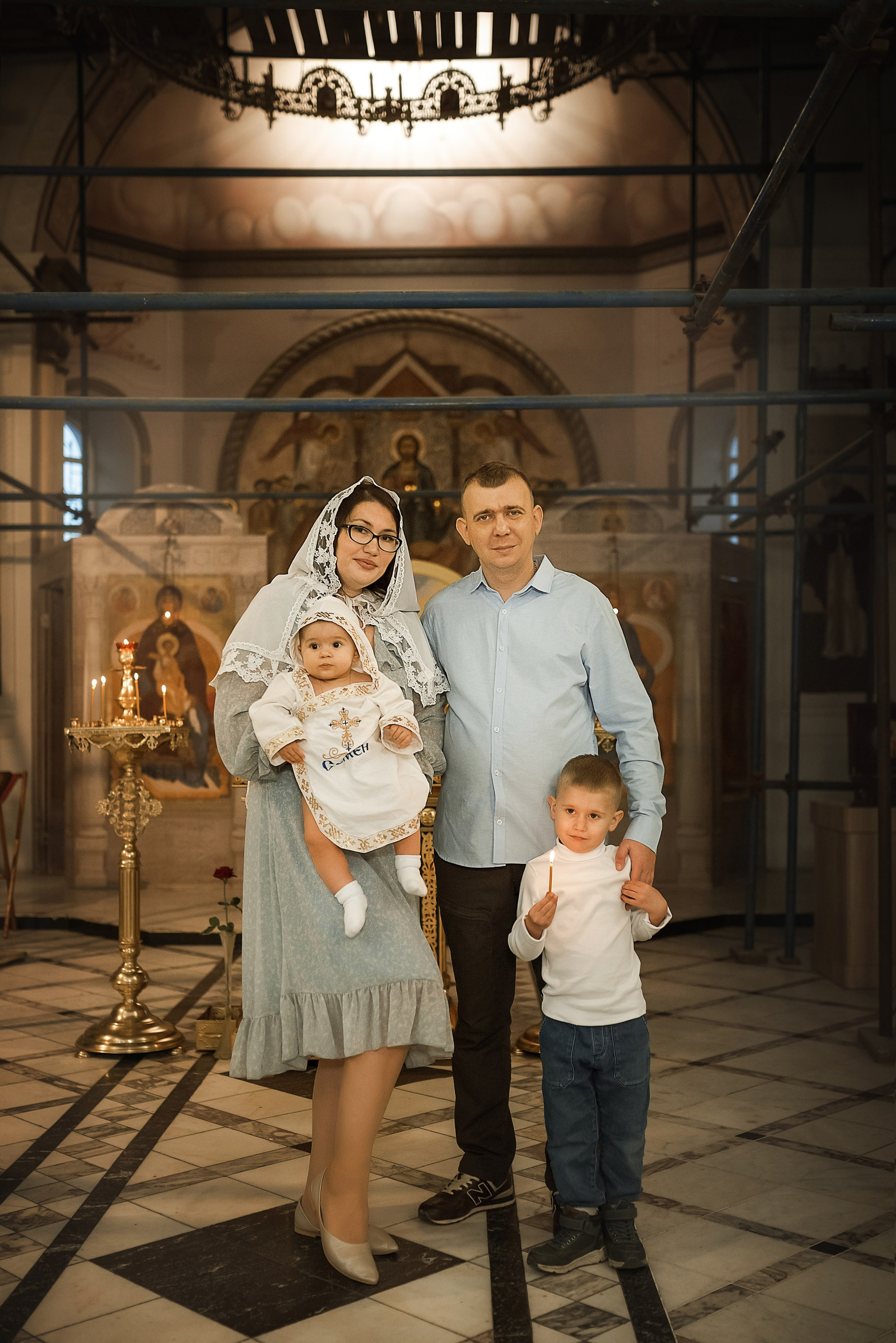 Крещение Семёна _ Храм святой вмч. Екатерины. Семейный фотограф в Ростове-на-Дону Татьяна Литвинова