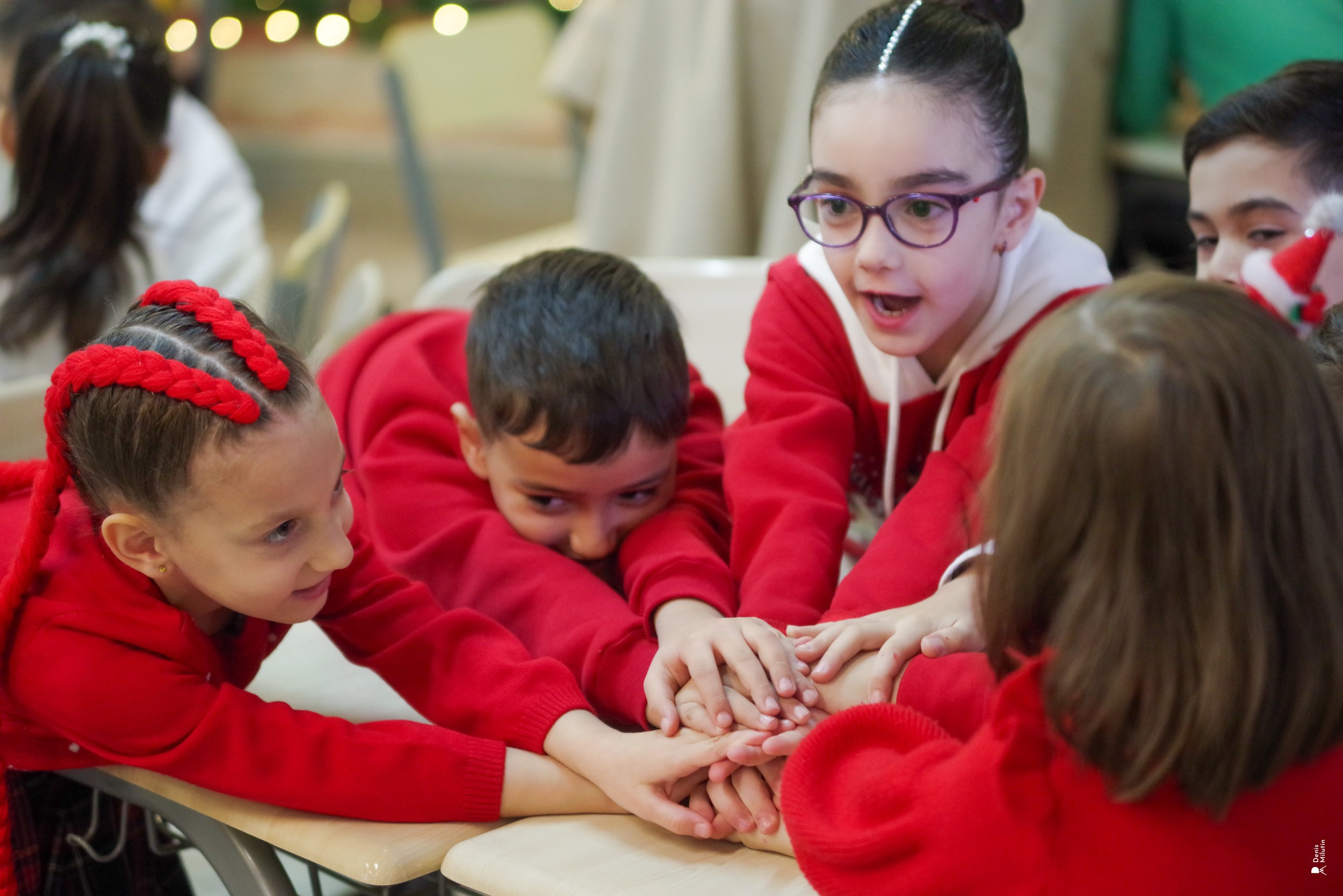 Викторина в школе. Портретный фотограф Денис Милютин