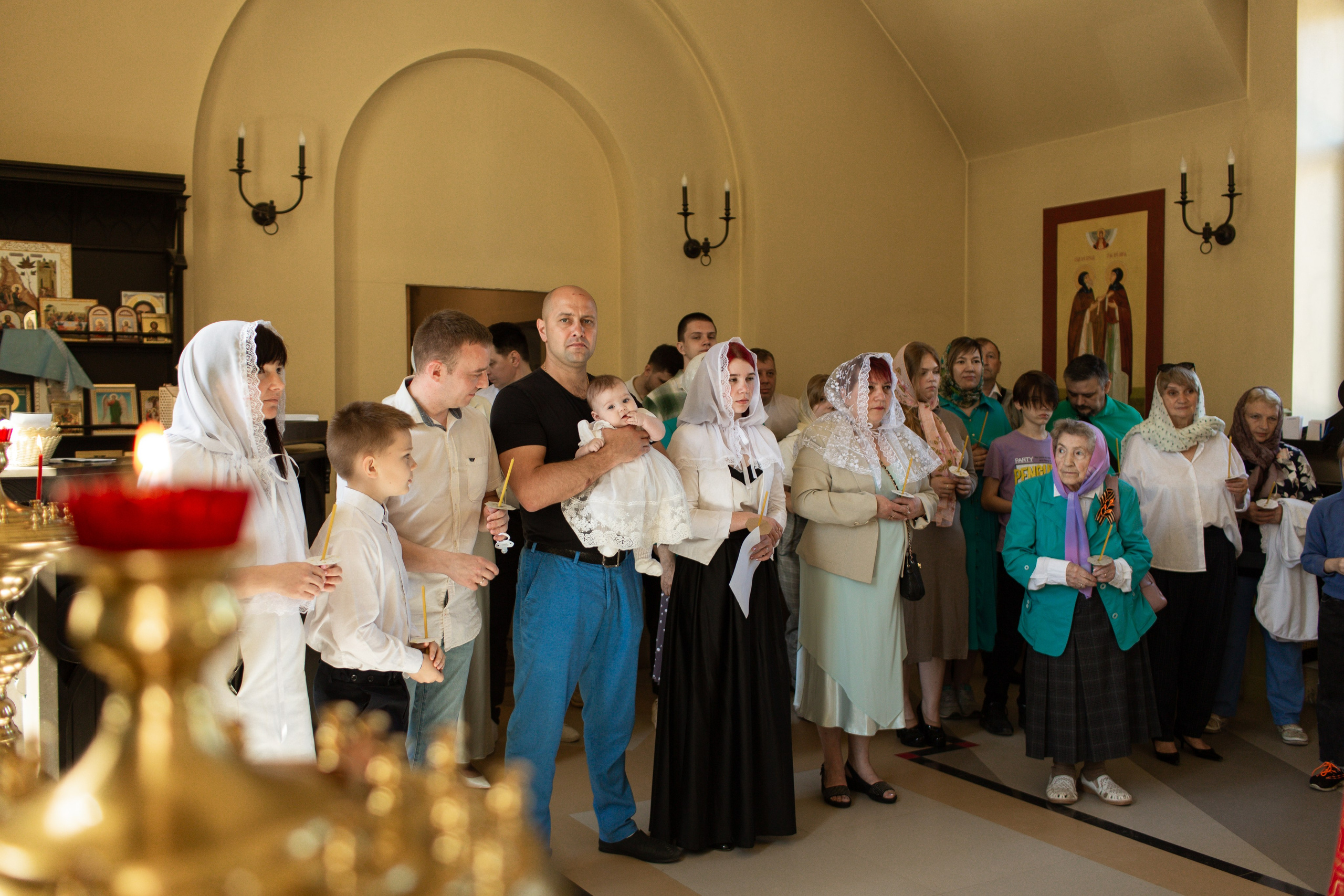 Крещение Киры. Свадебный и Семейный фотограф в Москве Александра Вайпер